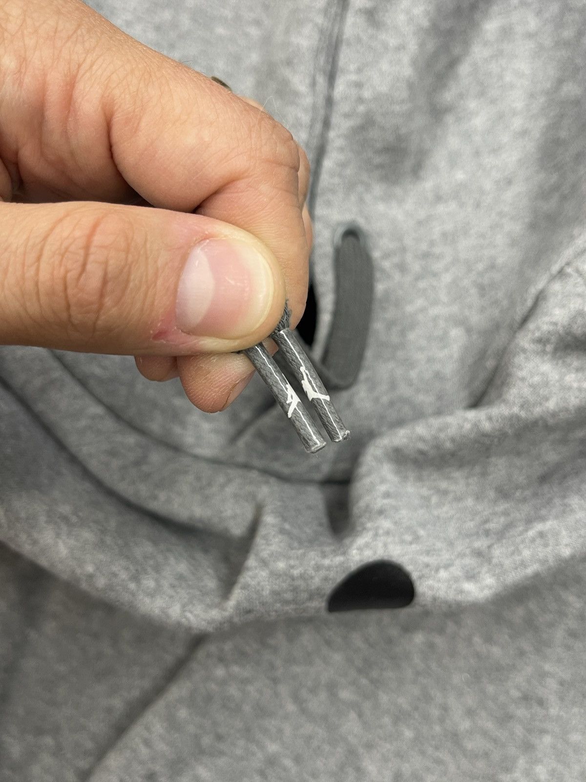 Jordan Brand Mens Nike Air Jordan Grey Hoodie Big Logo JumpMan Size XL Size US XL / EU 56 / 4 - 6 Thumbnail