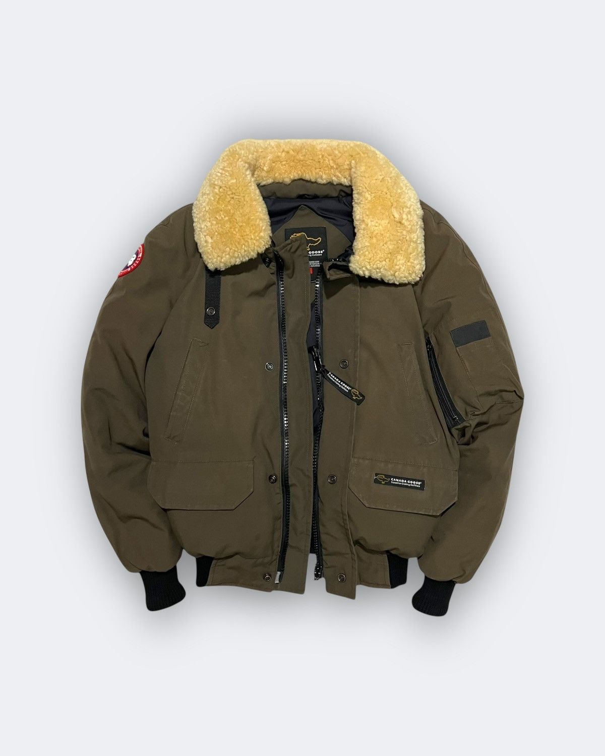 Canada Goose Canada Goose chilliwack Airforce shearling bomber Size US XXS / EU 40 - 4 Thumbnail