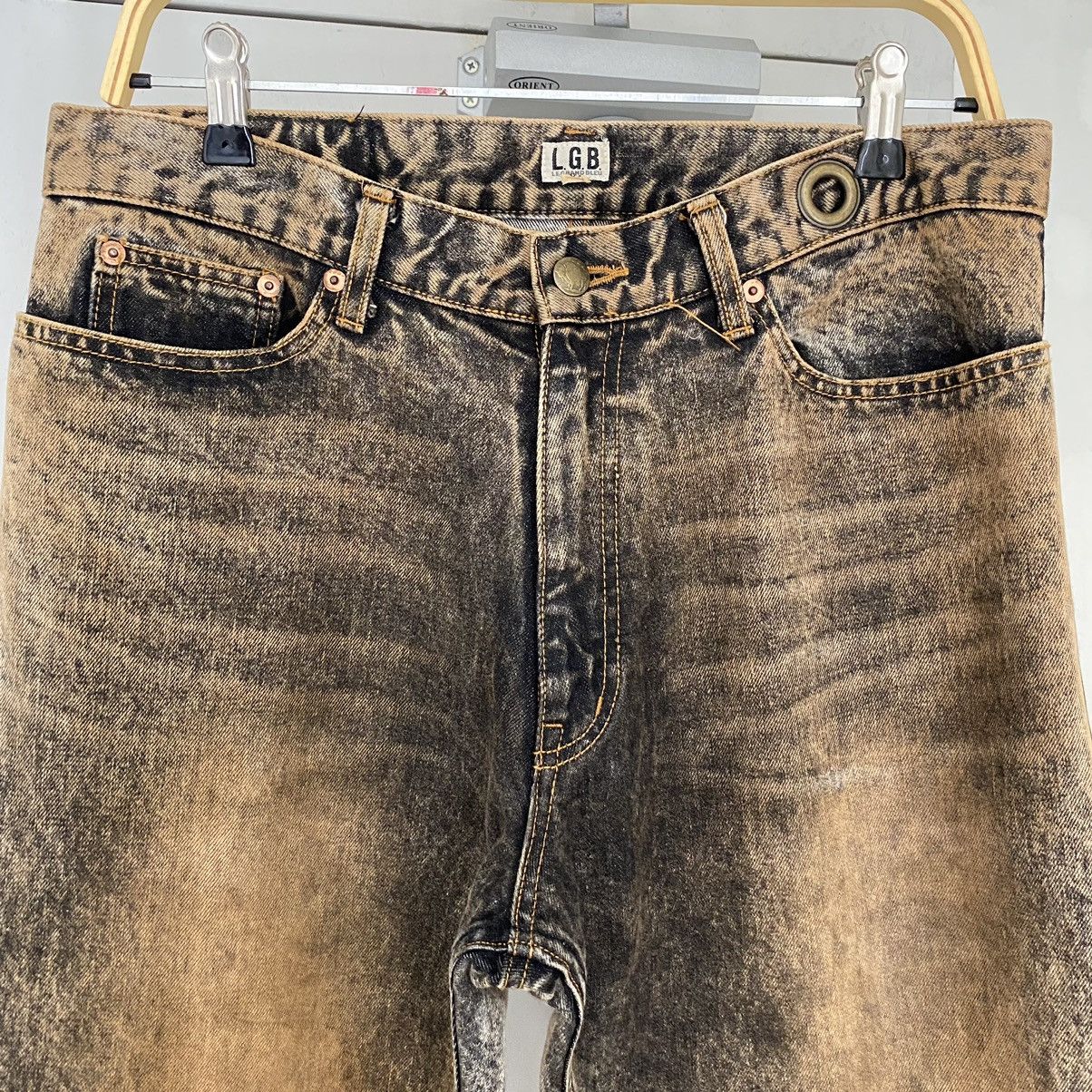 Le Grande Bleu (L.G.B.) L.G.B Rabbit Wide Leg Rusty Black Oversized Jeans Size US 31 - 7 Thumbnail