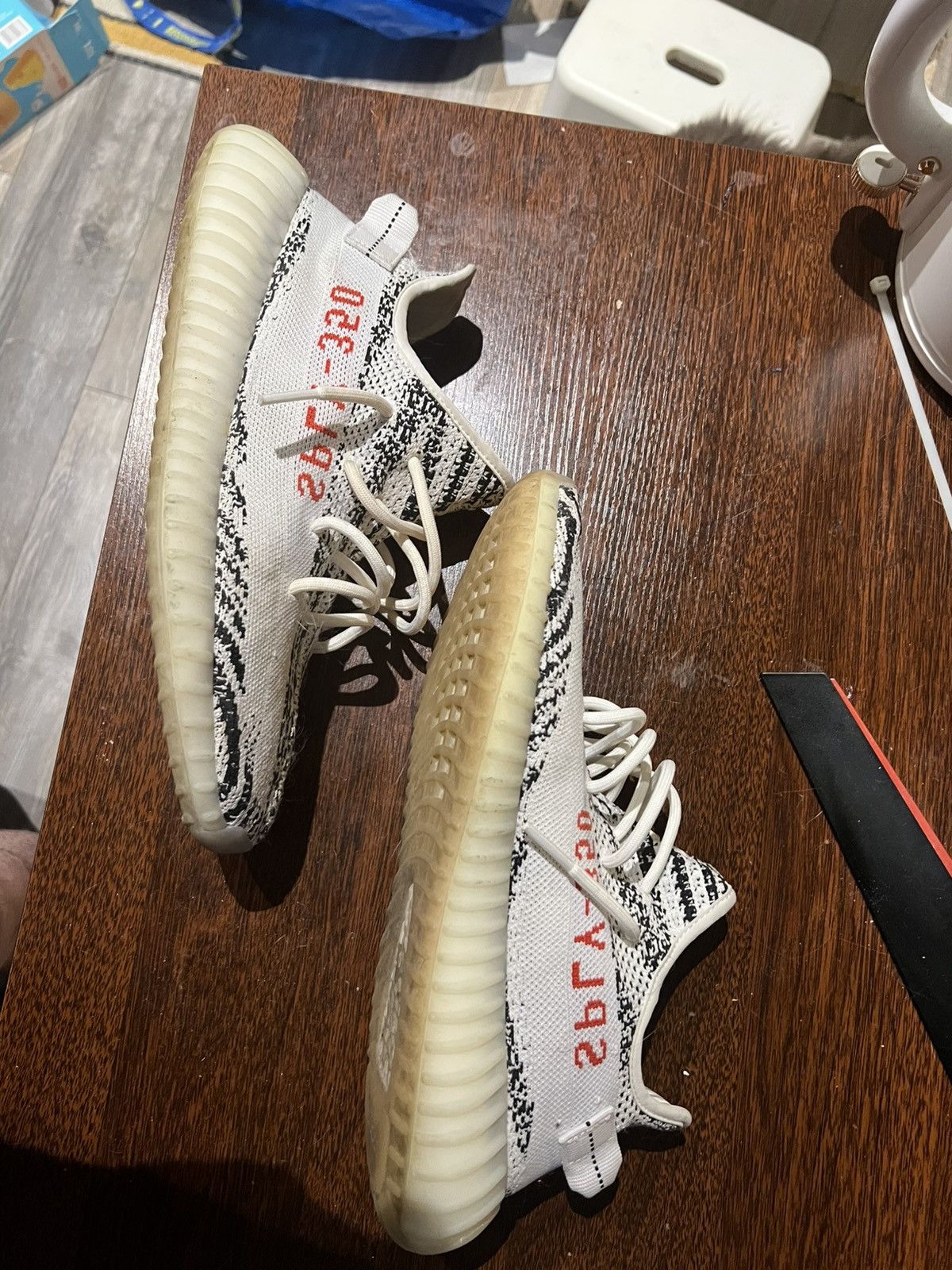Adidas Yeezy boost 350v2 zebra sz10 Size US 10 / EU 43 - 1 Thumbnail