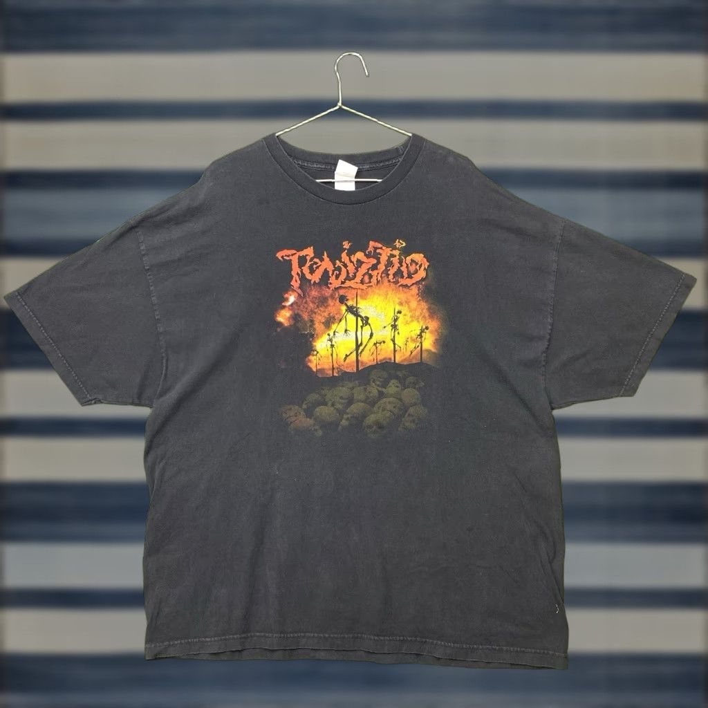 Gildan VINTAGE ICP Shirt Mens 3XL Insane Clown Posse Tee Independence Day Twisted Shirt 3XL Black 90s Band Music Festival Mens Tee Size US XXL / EU 58 / 5 - 1 Thumbnail