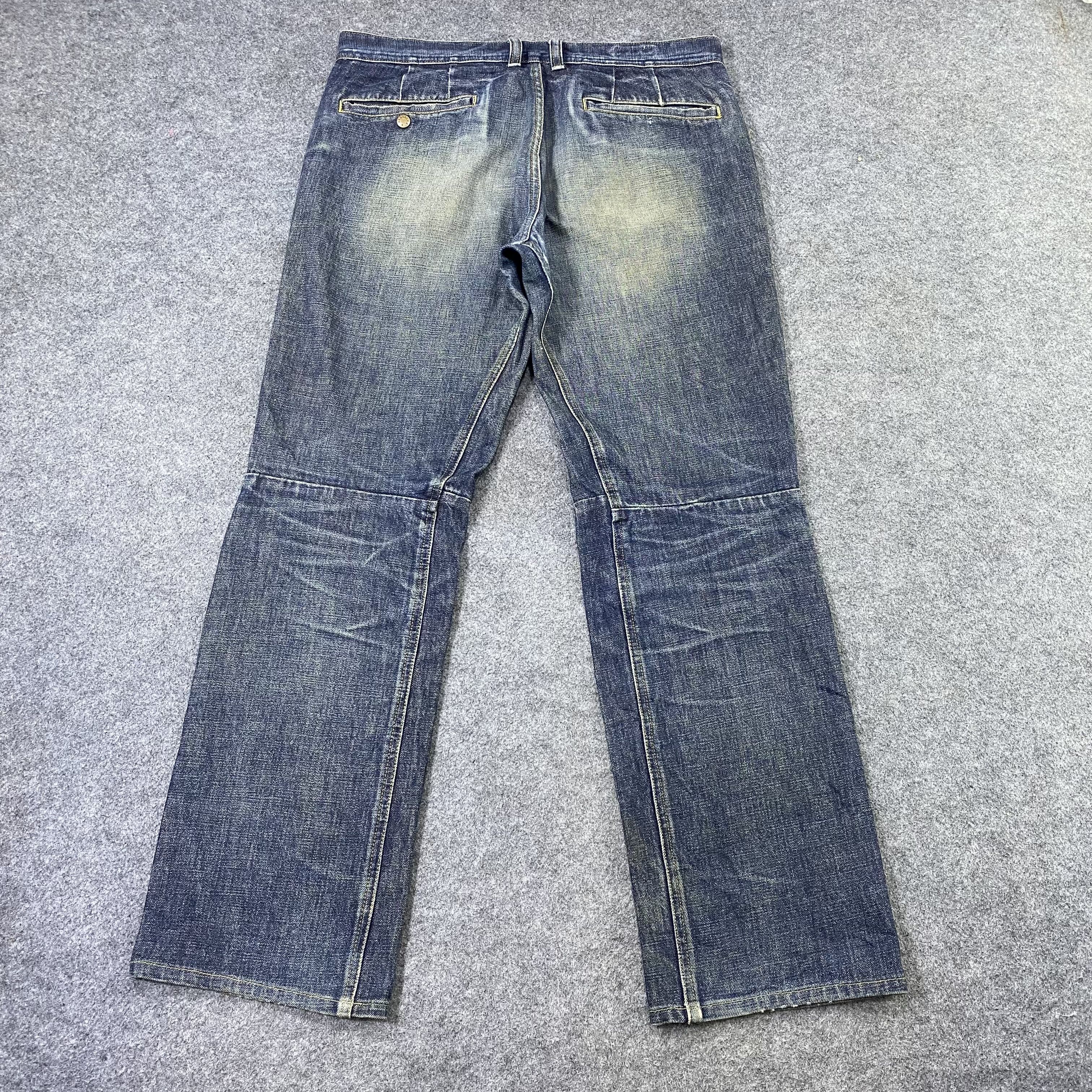 If Six Was Nine 2000s BARTACK JAPAN JEANS-J1151 Size US 36 / EU 52 - 4 Thumbnail