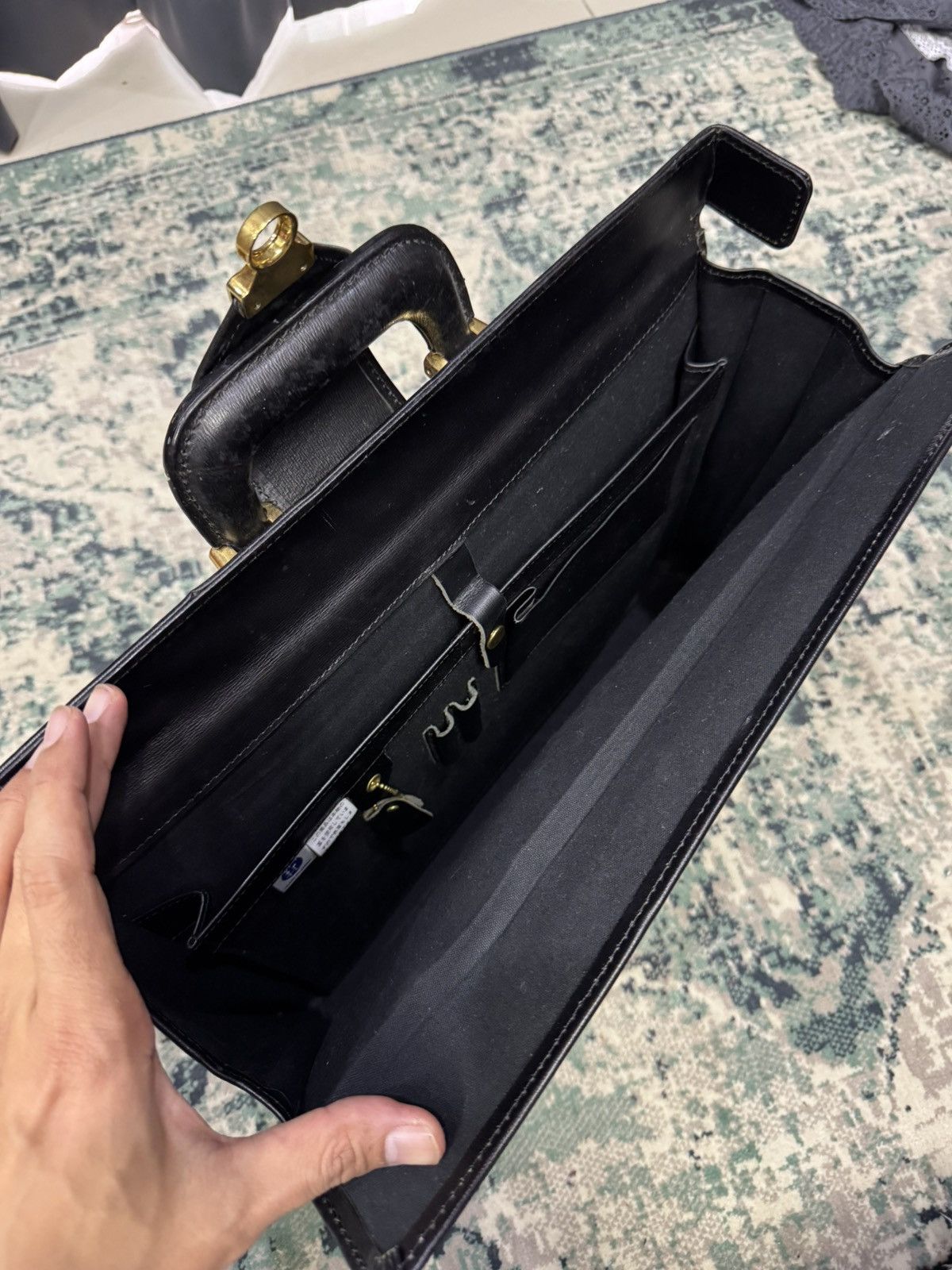 Porter VTG PORTER FULL LEATHER BRIEFCASE Size ONE SIZE - 13 Thumbnail