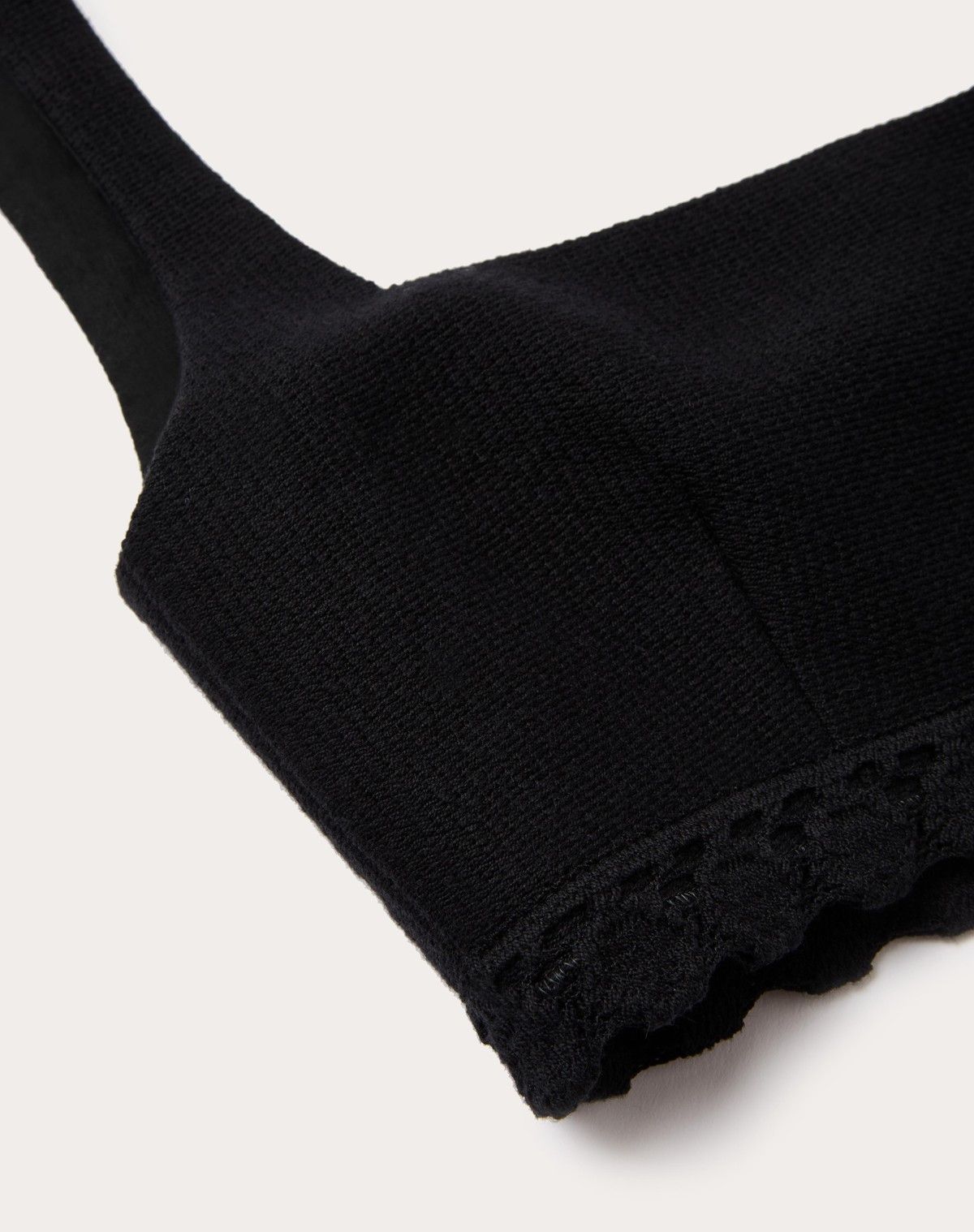 Valentino o1s1wg110525 Cotton Guipure Jardin Plat in Black Size XS / US 0-2 / IT 36-38 - 5 Thumbnail