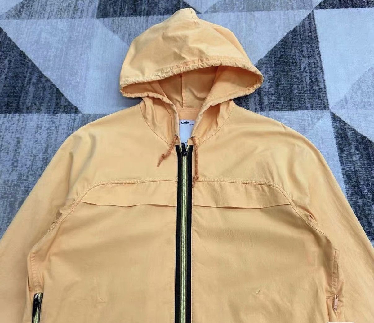 Visvim Orange Hooded Lightweight Jacket Size M Size US M / EU 48-50 / 2 - 2 Thumbnail