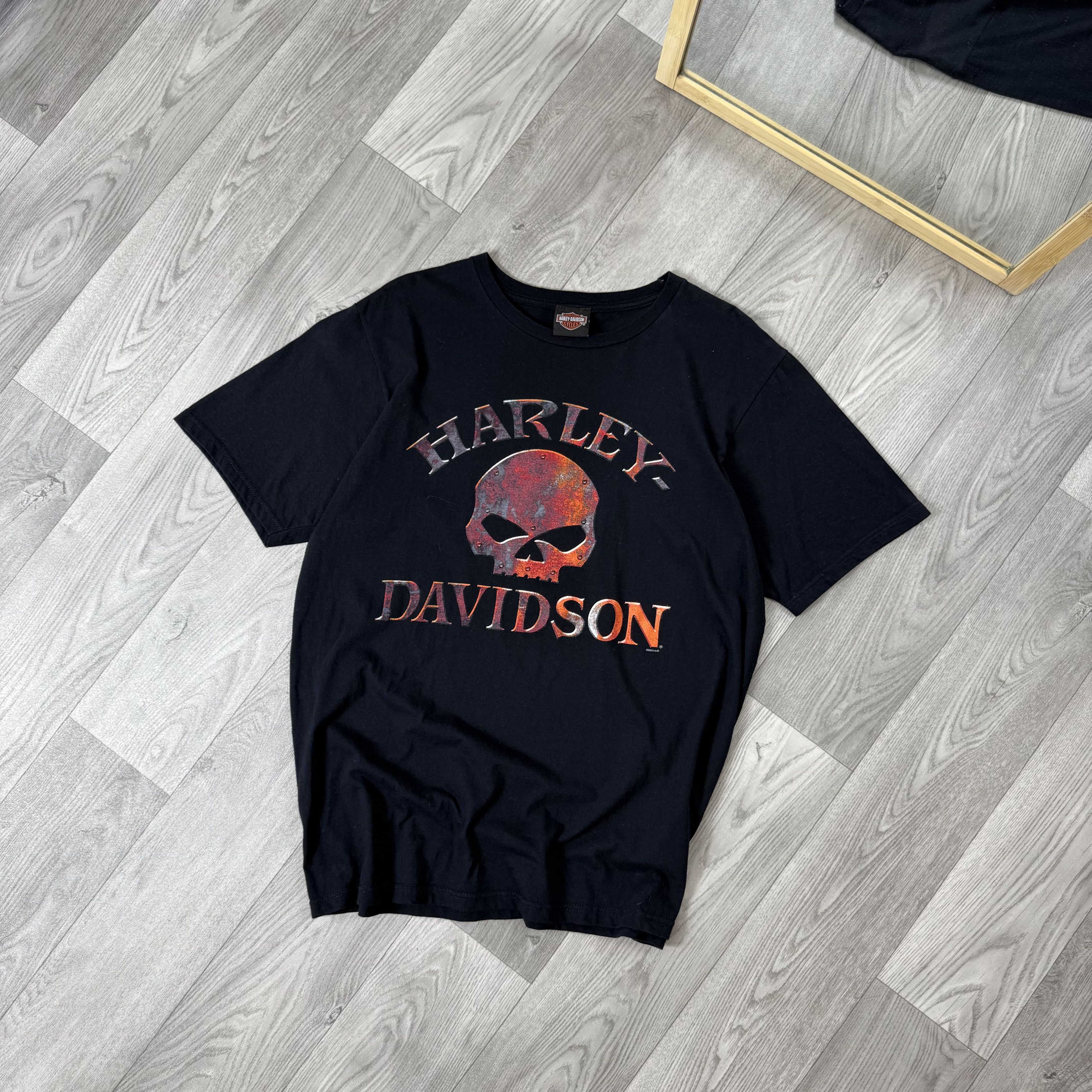 Harley Davidson Vintage Harley Davidson 90s Graphic Tee Shirt Black L Size US L / EU 52-54 / 3 - 1 Thumbnail