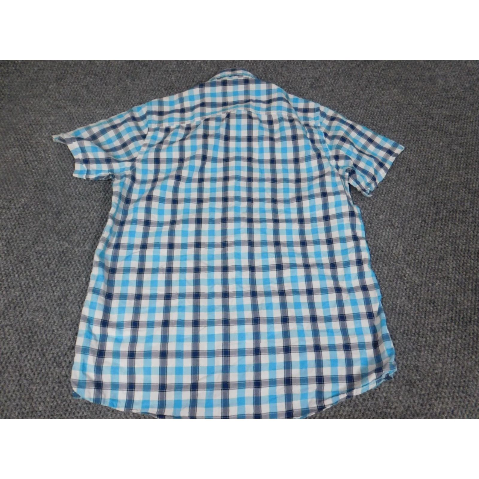 Vintage Solly Shirt Mens 39 Blue Plaid Button-Down Size US L / EU 52-54 / 3 - 7 Thumbnail