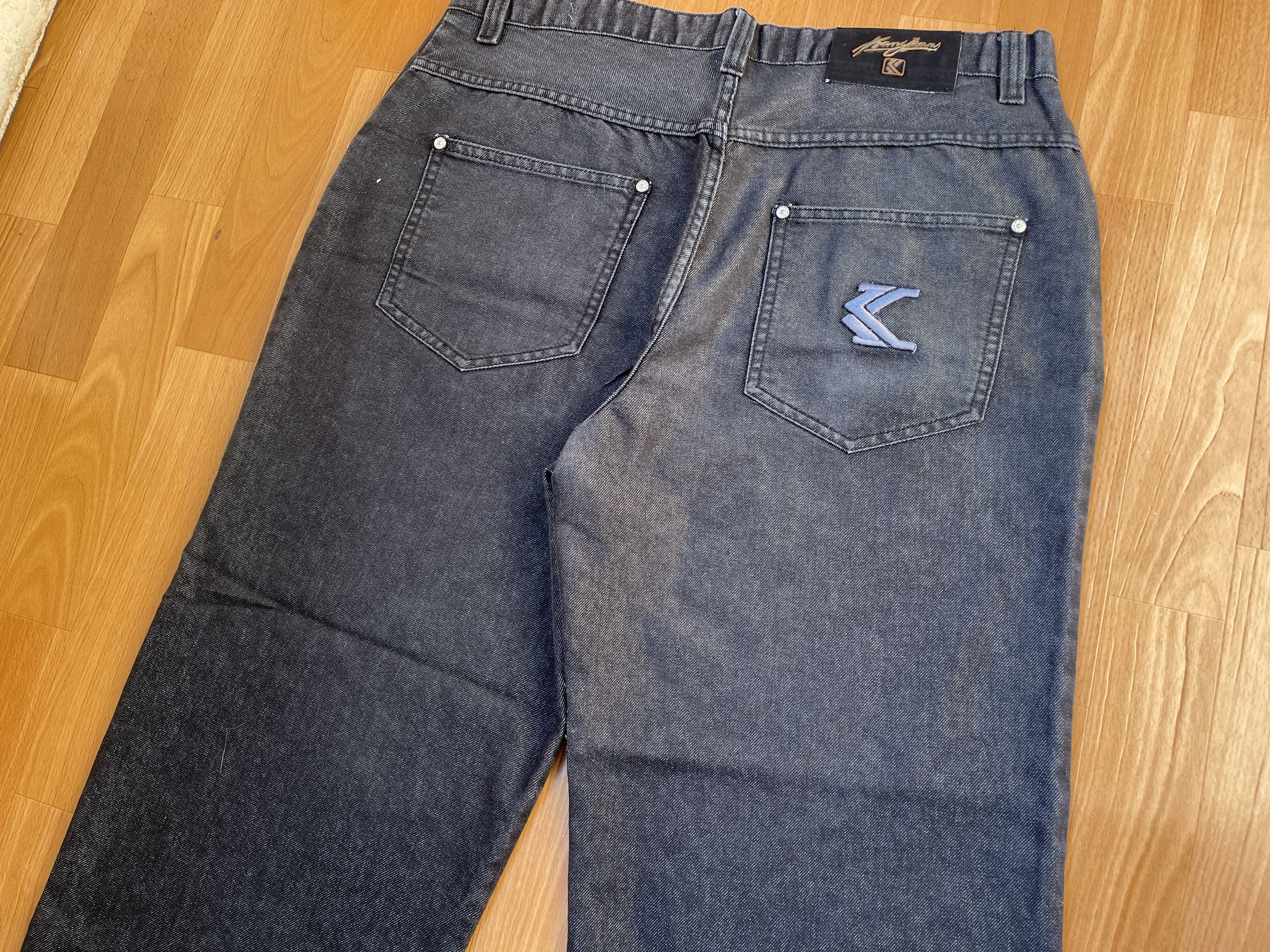 Karl Kani KARL KANI jeans shiny vintage baggy jeans silver metallic 34 Size US 34 / EU 50 - 3 Thumbnail