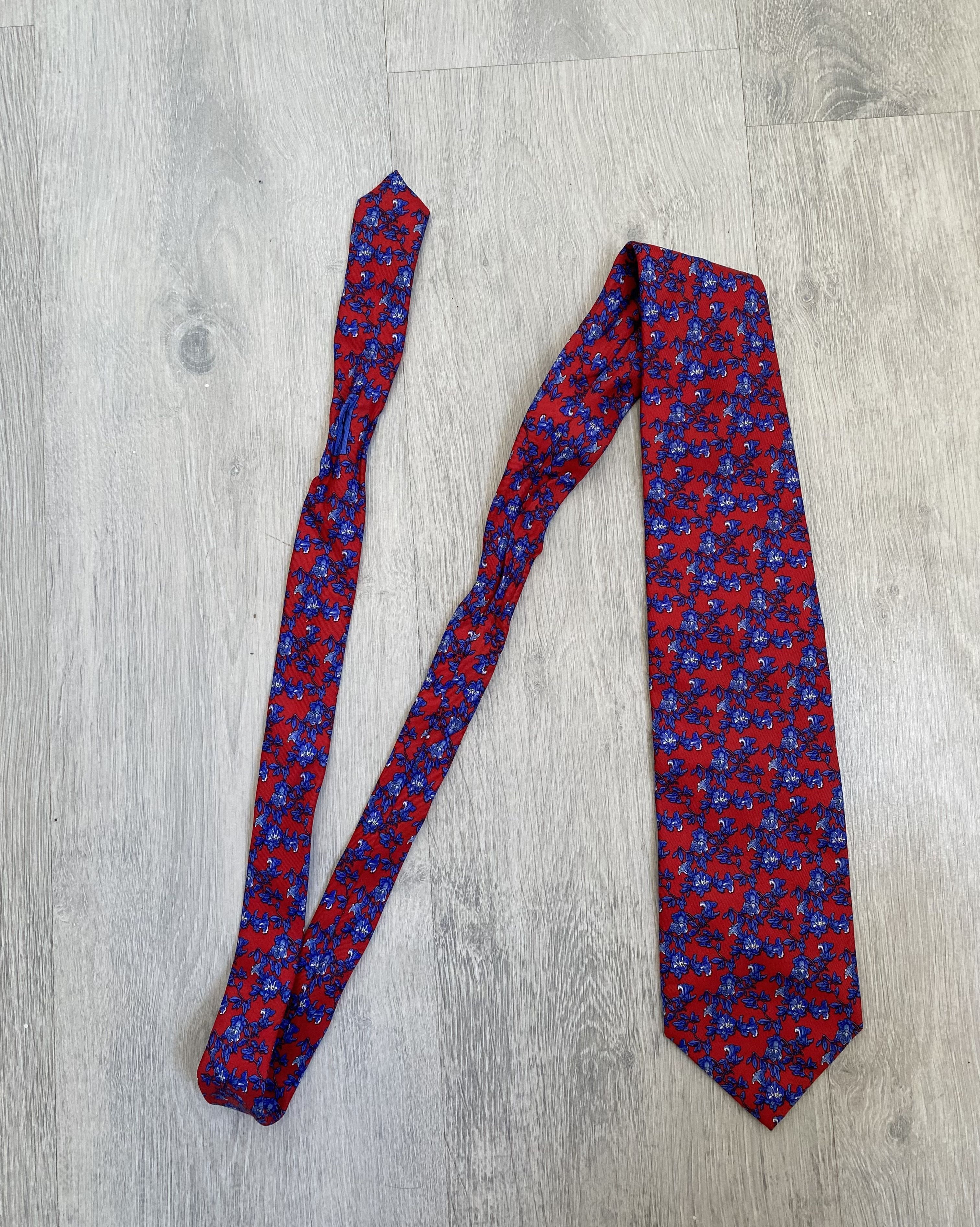 Yves Saint Laurent Yves Saint Laurent floral silk tie Size ONE SIZE - 1 Thumbnail