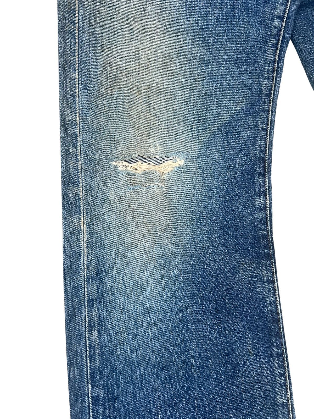 Levi's 90s Levi’s 503B XX Big E Distress Denim Selvedge Jeans Size US 32 / EU 48 - 9 Thumbnail