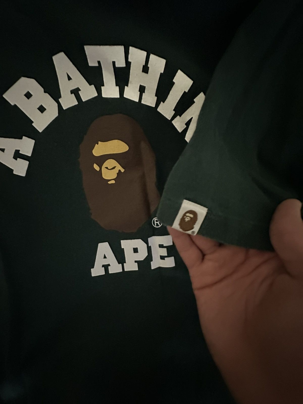 Bape Bape College Tee Size US XL / EU 56 / 4 - 2 Thumbnail