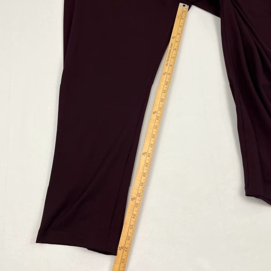 Vintage Public Rec Pants Mens 40x28 Straight Maroon Burgundy Athleisure Stretch Elastic 5-Pocket Design Regular Size 40 Iron Size US 40 / EU 56 - 6 Thumbnail
