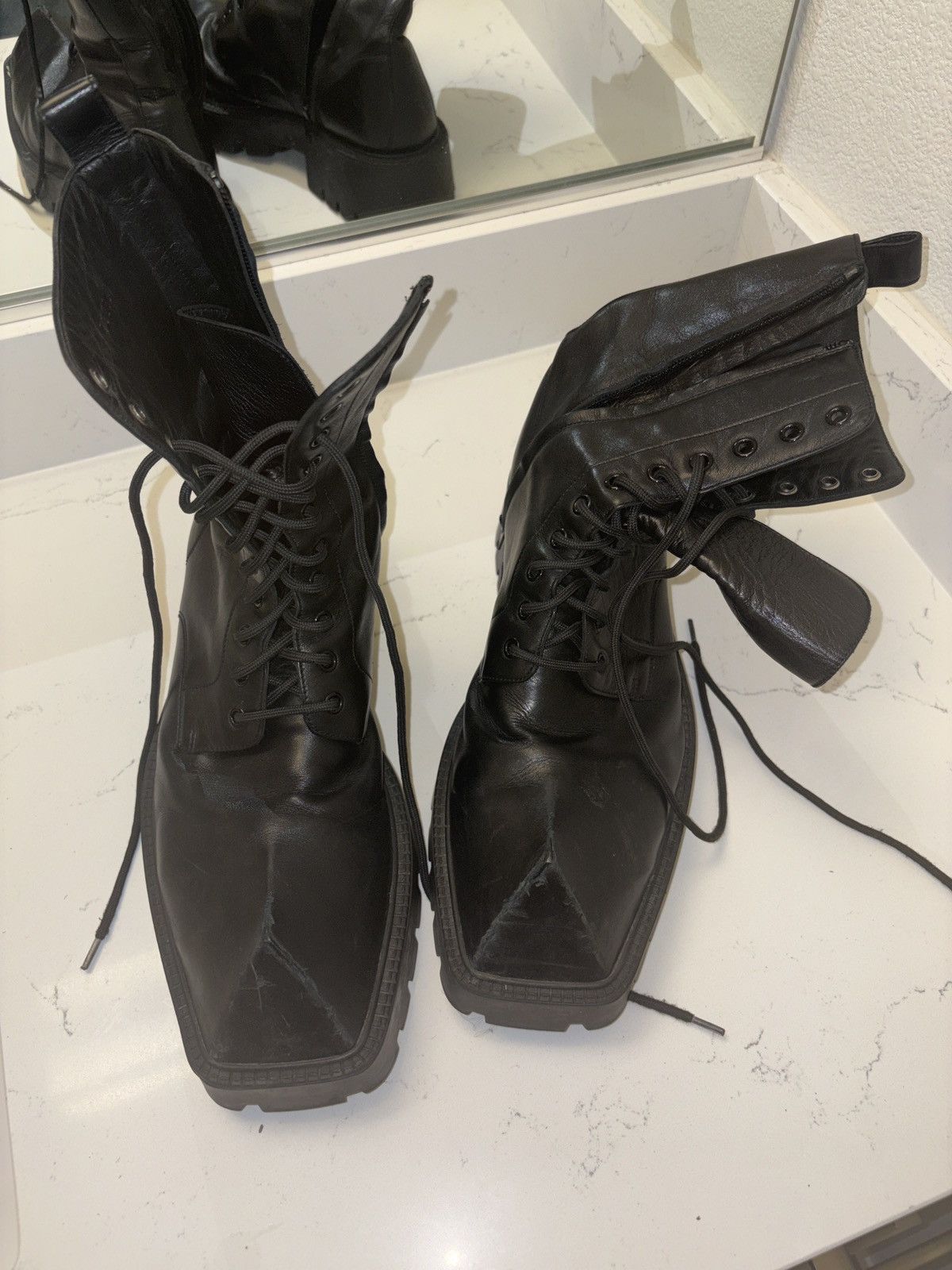 Balenciaga Balenciaga Hightop Rhino Derby Size US 9 / EU 42 - 7 Thumbnail