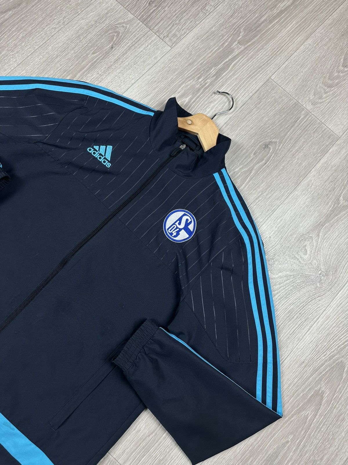 Adidas × UEFA Adidas FC Schalke 04 2015-16 Training Zip Jacket kit top Size US M / EU 48-50 / 2 - 2 Thumbnail