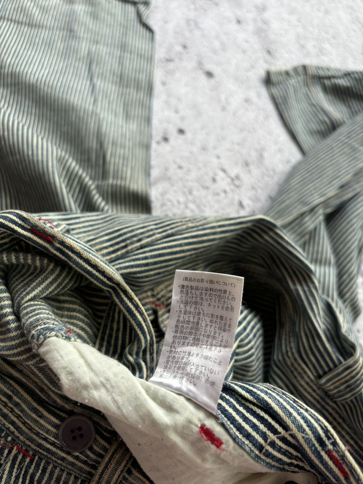 Hysteric Glamour 2000's Carpenter stripe Bootcut style Pants Size US 32 / EU 48 - 10 Thumbnail