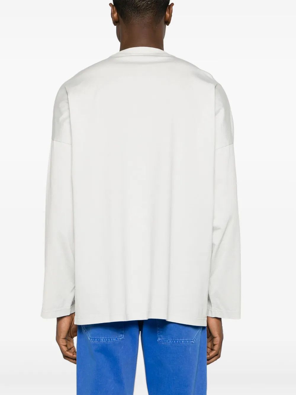 Palm Angels o1y0325 Logo Crewneck T-Shirt in Light Grey Size US L / EU 52-54 / 3 - 4 Thumbnail