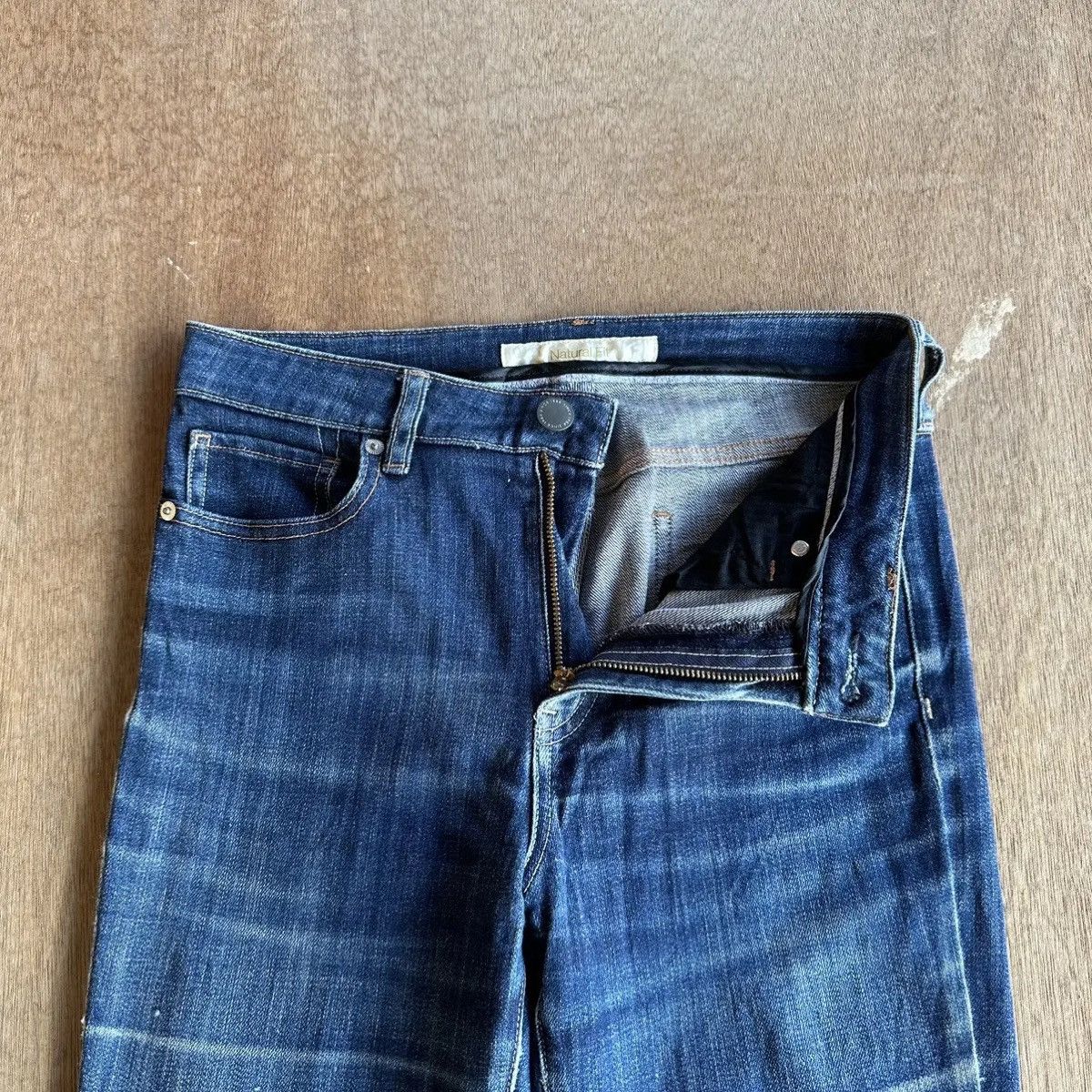 Beauty Beast FLARE/BOOTCUT🔥JAPANESE BRAND UNIQLO JEANS FADED DENIM PANTS Size US 28 / EU 44 - 8 Thumbnail