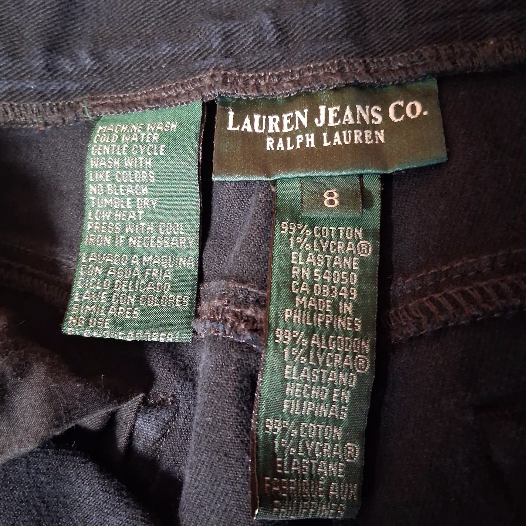 Vintage VINTAGE Ralph Lauren Jeans Co Jeans Womens 8 Blue Denim High Rise Mom Classic 5-Pocket Navy Blue Size 30" / US 8 / IT 44 - 3 Thumbnail