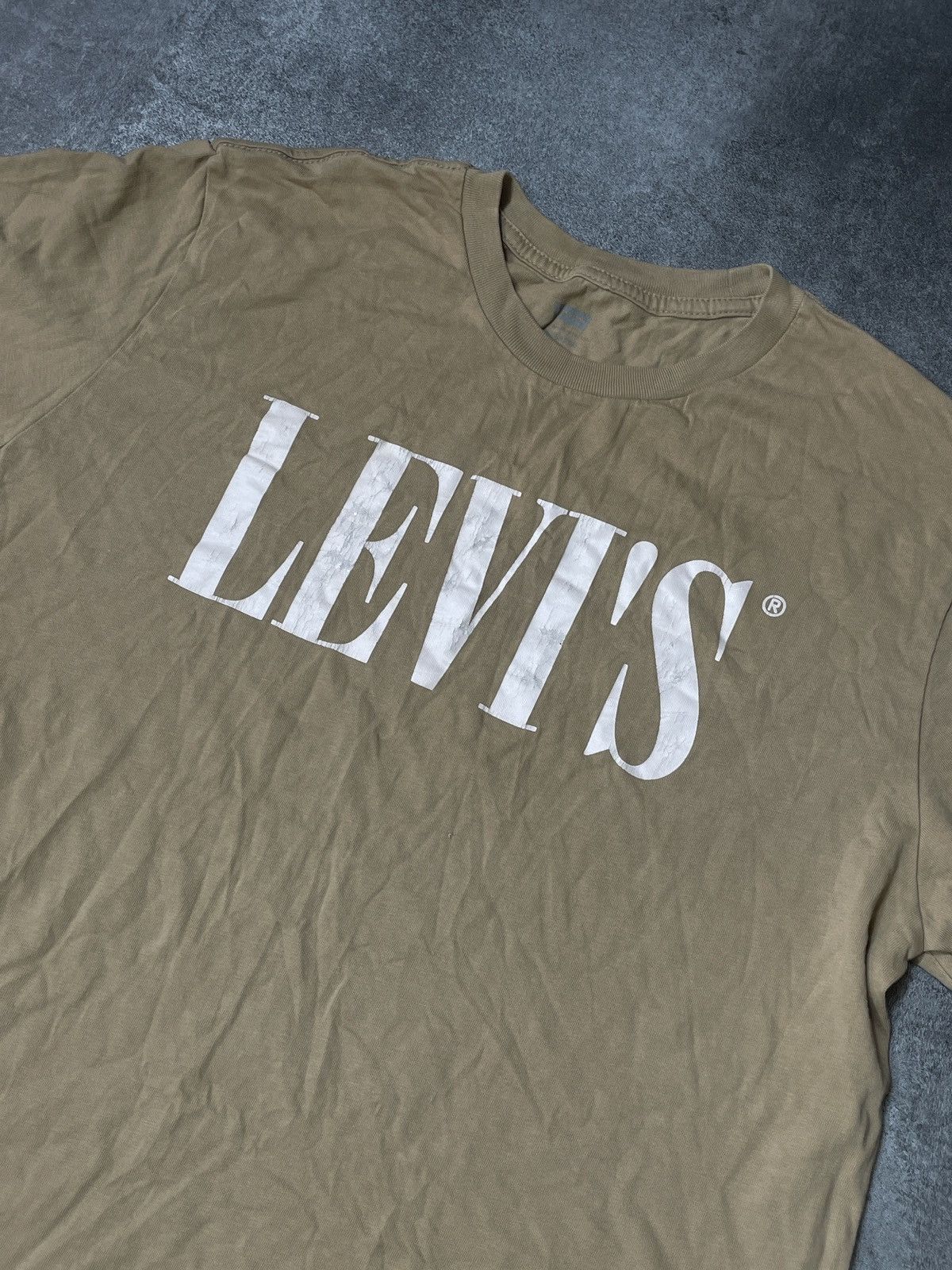Levi's × Vintage 🔥Offers🔥Levis Tee Spellout Hype Streetwear Size US L / EU 52-54 / 3 - 2 Thumbnail