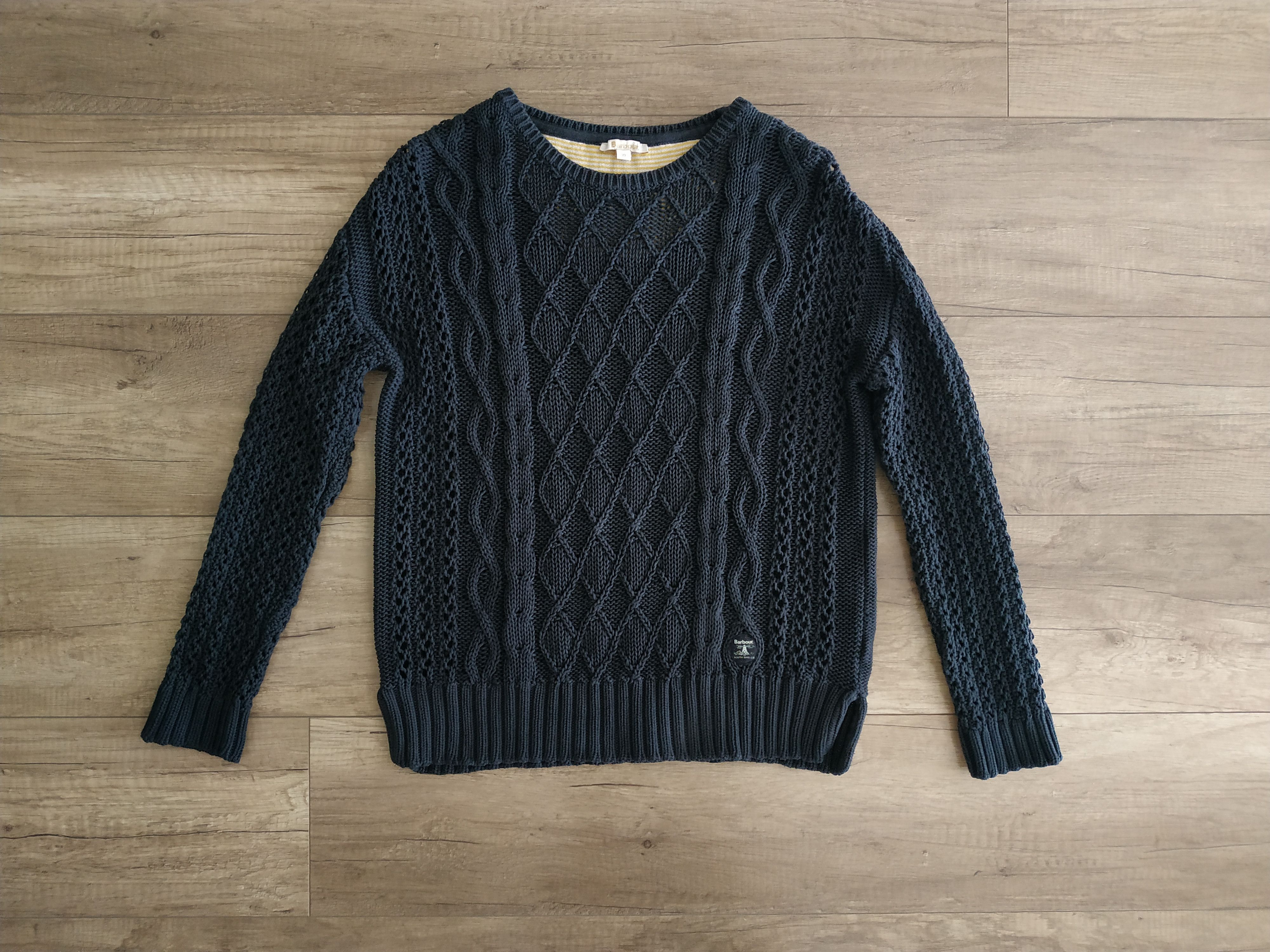 Barbour BARBOUR Women's Cable Knit Sweater/ Pullover, UK10 (SMALL) Size M / US 6-8 / IT 42-44 - 1 Thumbnail