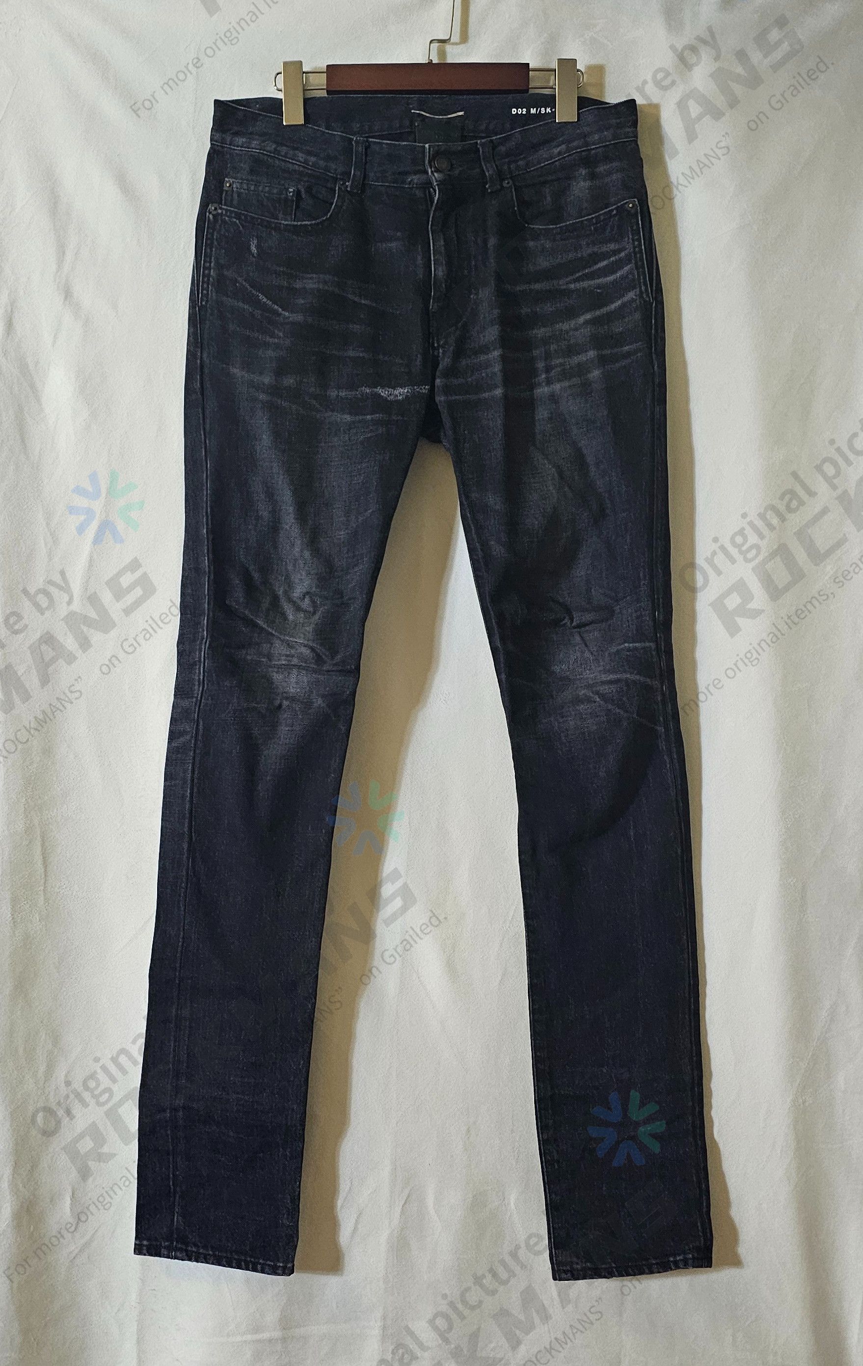 Saint Laurent Paris Saint Laurent Men's D02 Graphite Gray Jeans Size 30 Size US 30 / EU 46 - 1 Thumbnail