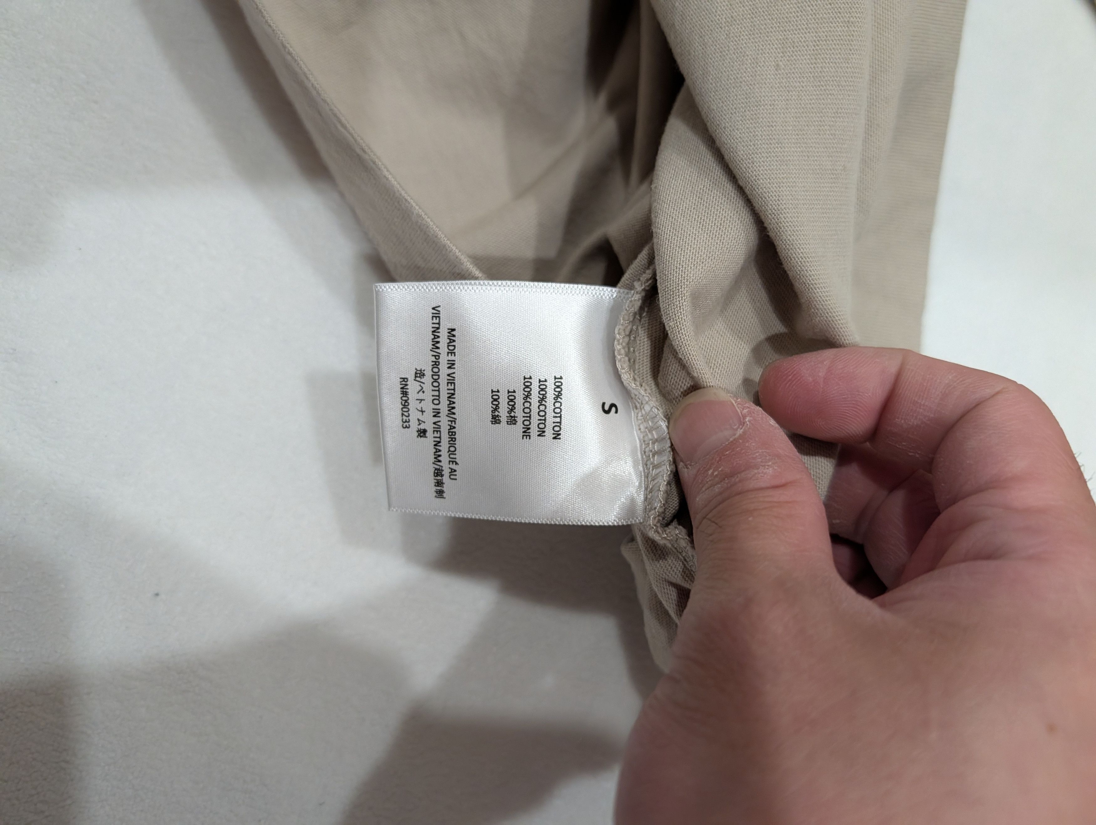 Essentials FoG Fear of God Essentials short sleeve tee Silver Cloud Size US S / EU 44-46 / 1 - 9 Thumbnail