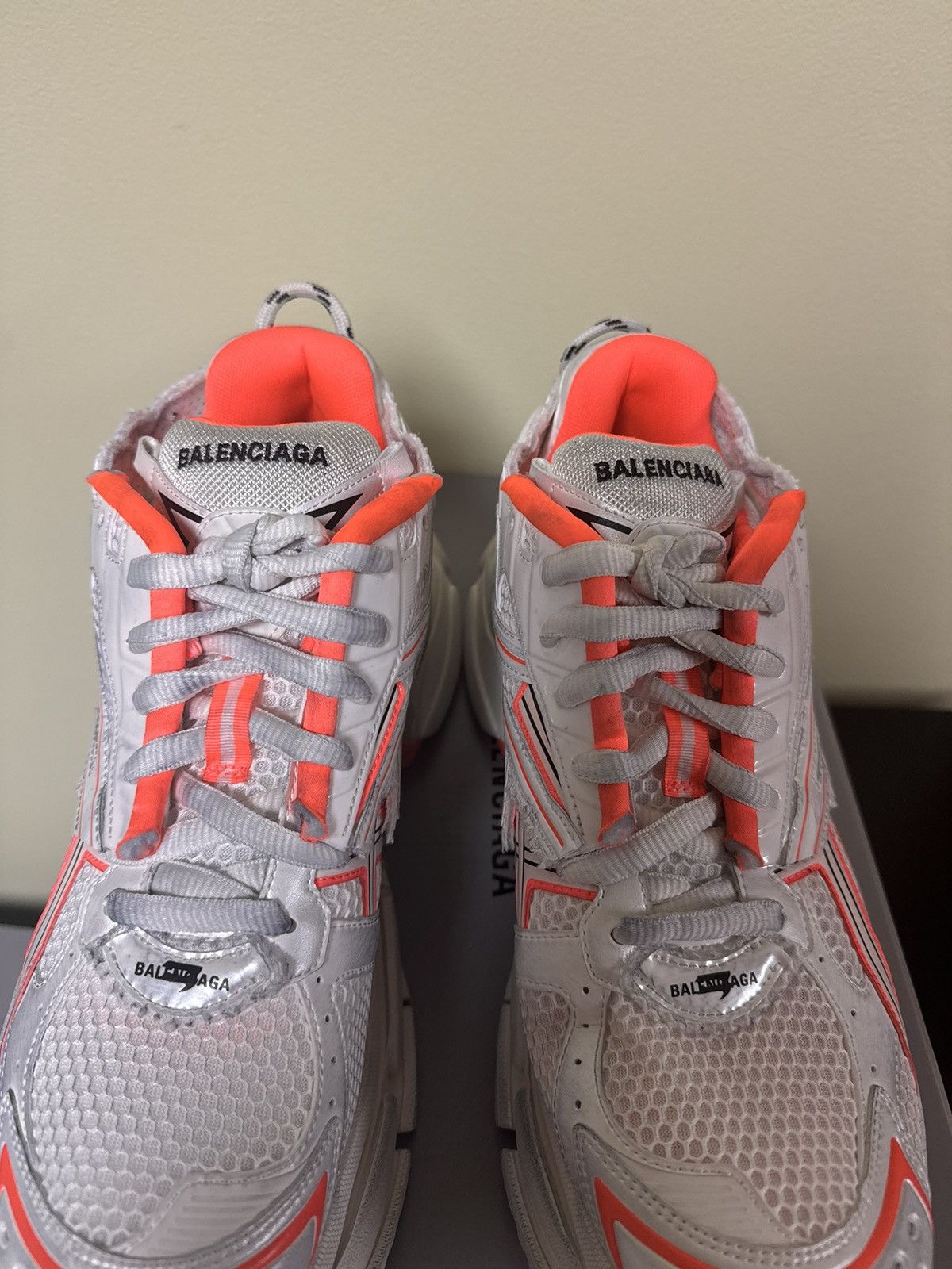 Balenciaga Balenciaga White Orange runner 47 Size US 14 / EU 47 - 3 Thumbnail