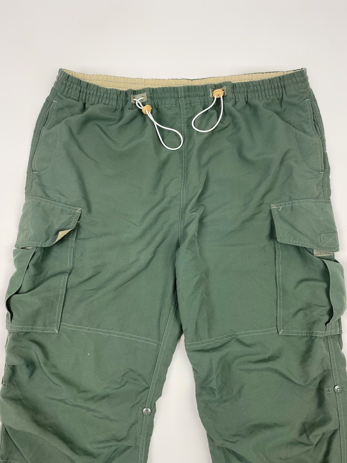 Vintage Y2K Vintage CSActive Lightweight Parachute Cargo Pants Size US 35 - 4 Thumbnail