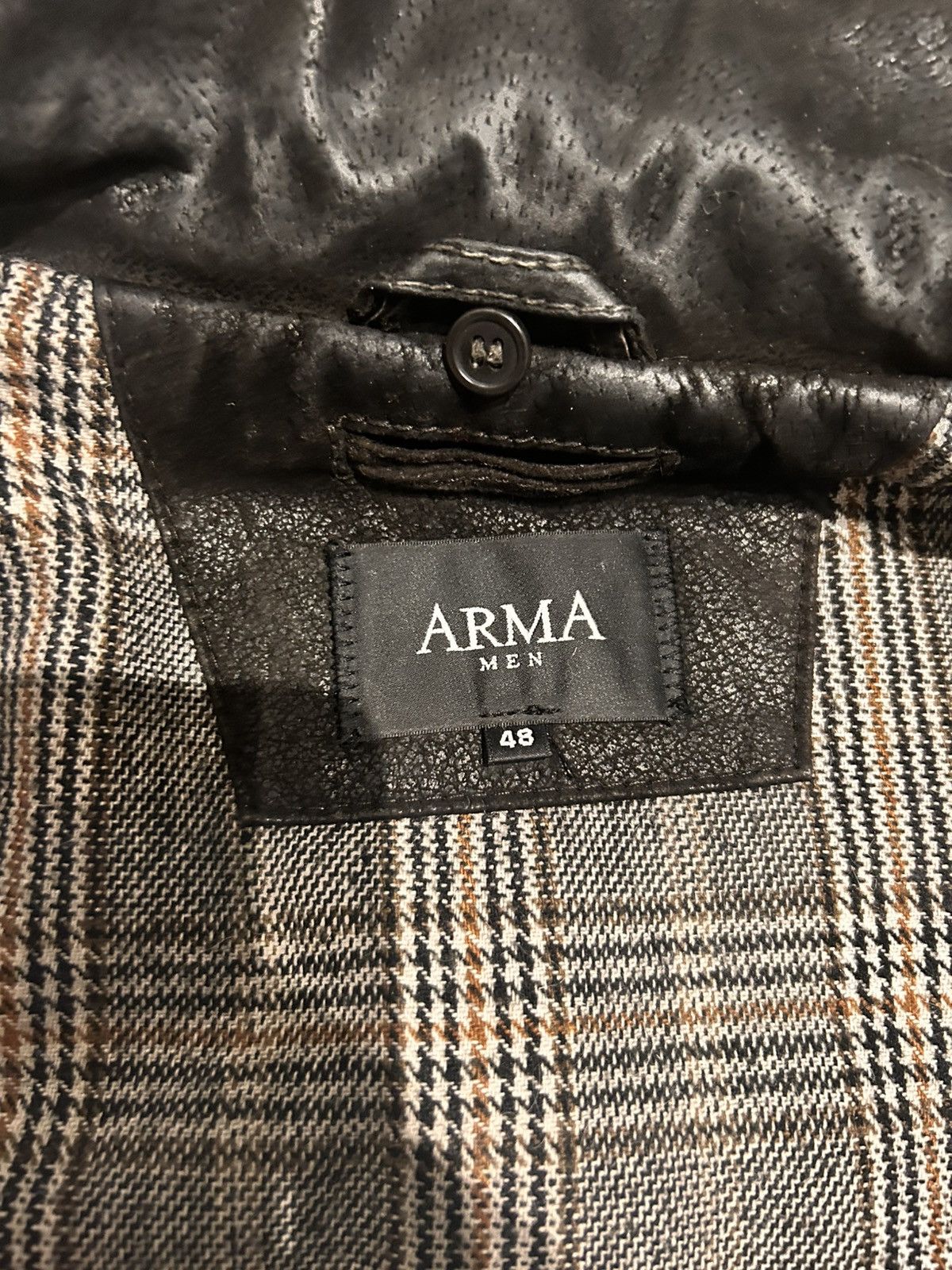 ARMA Arma leather jacket Size US L / EU 52-54 / 3 - 3 Thumbnail