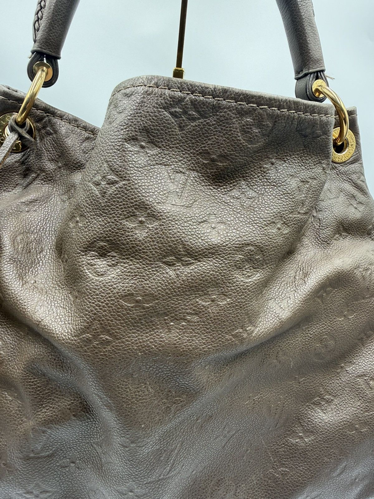 Louis Vuitton Louis Vuitton Empreinte Leather Hobo Bag Brown Taupe Large Size ONE SIZE - 2 Thumbnail