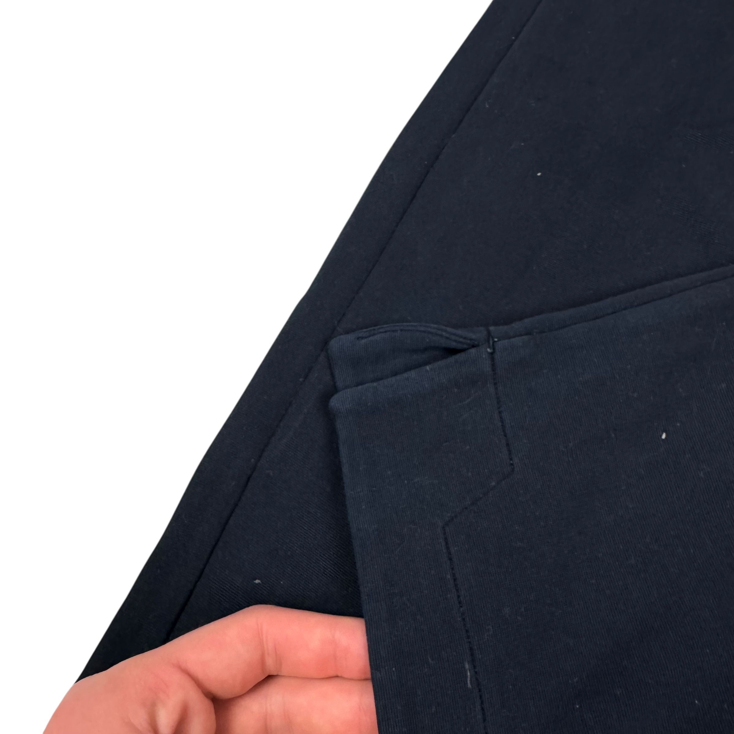 Jil Sander Jil Sander Women's Black Mid Rise Pockets Straight Leg Pants Size 32" / US 10 / IT 46 - 6 Thumbnail
