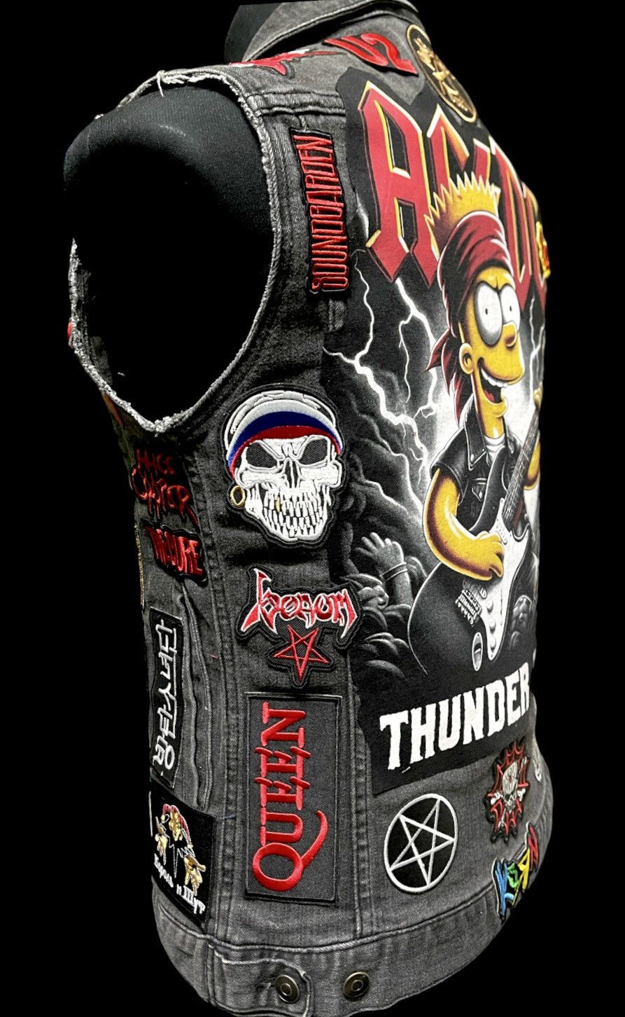 Band Tees × Other The Simpsons x ACDC Punk Rock Jacket Size US S / EU 44-46 / 1 - 8 Thumbnail