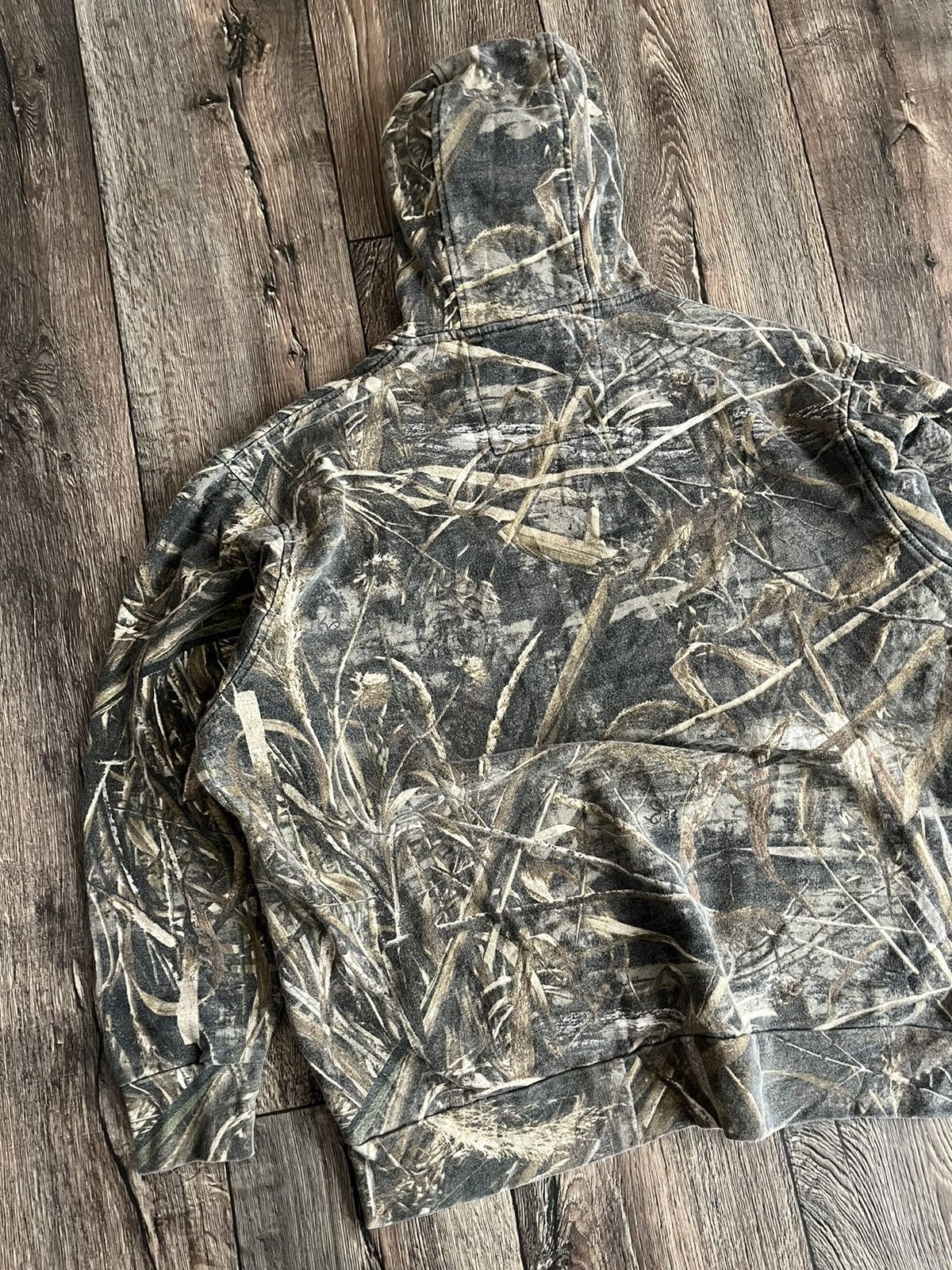Realtree Vintage Real tree Centre Logo Max-5 Camo Boxy Fit Y2K Hoodie Size US XL / EU 56 / 4 - 11 Thumbnail