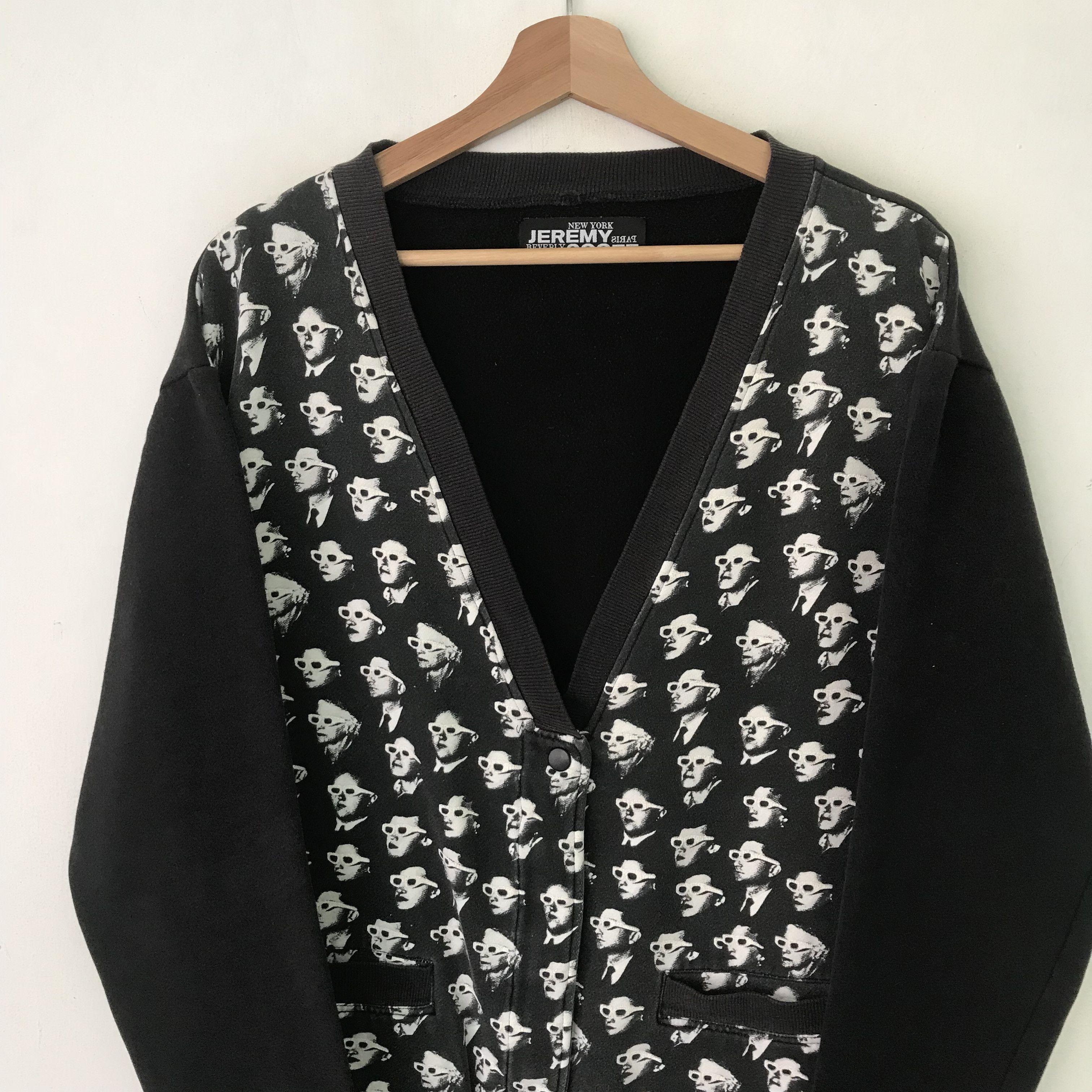 Jeremy Scott JEREMY SCOTT NEW YORK USA SWEATER CARDIGAN - M 1379 Size US M / EU 48-50 / 2 - 5 Thumbnail