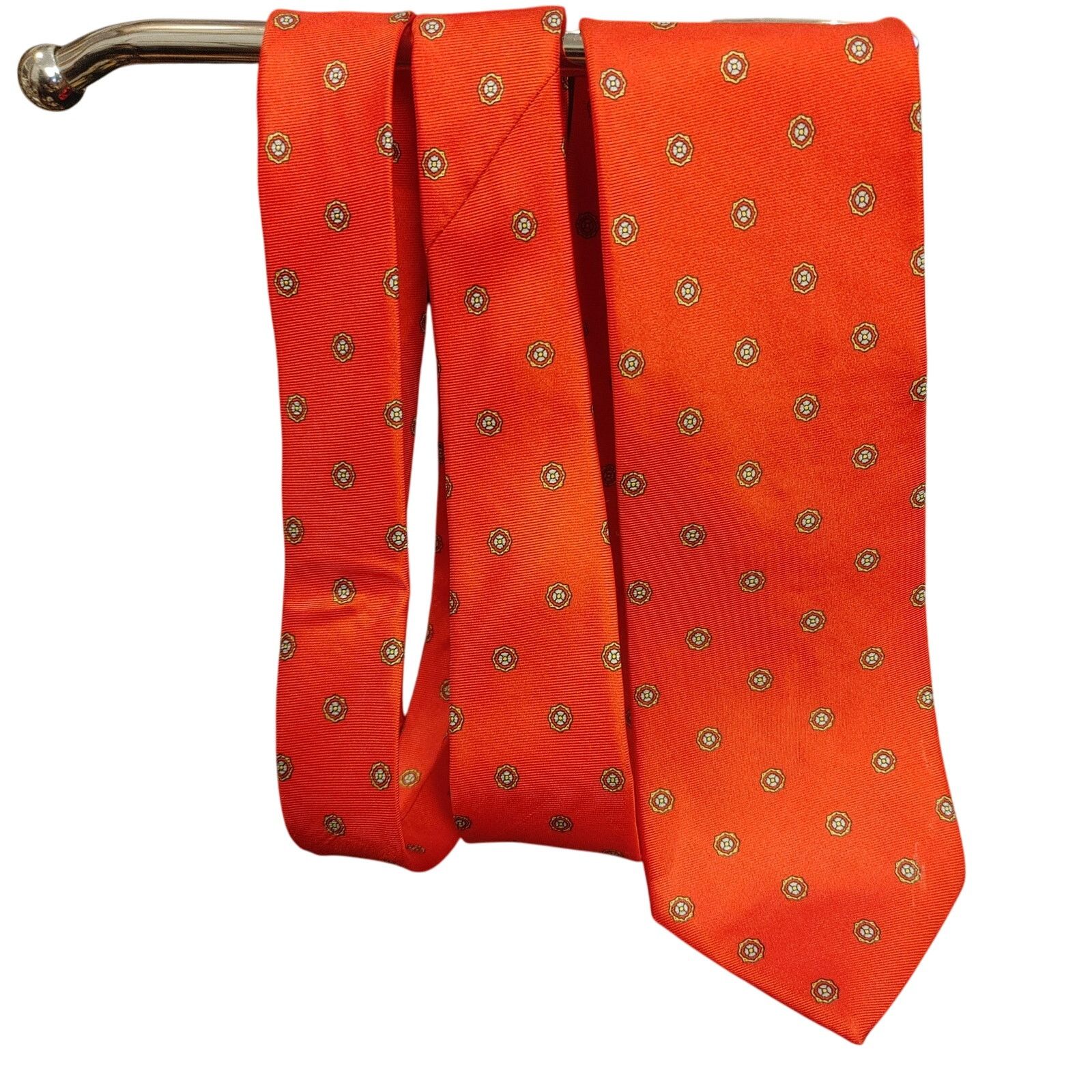 Other VTG John Franks Men's Red/Gold Polka Dot Paisley Tie Size ONE SIZE - 1 Thumbnail