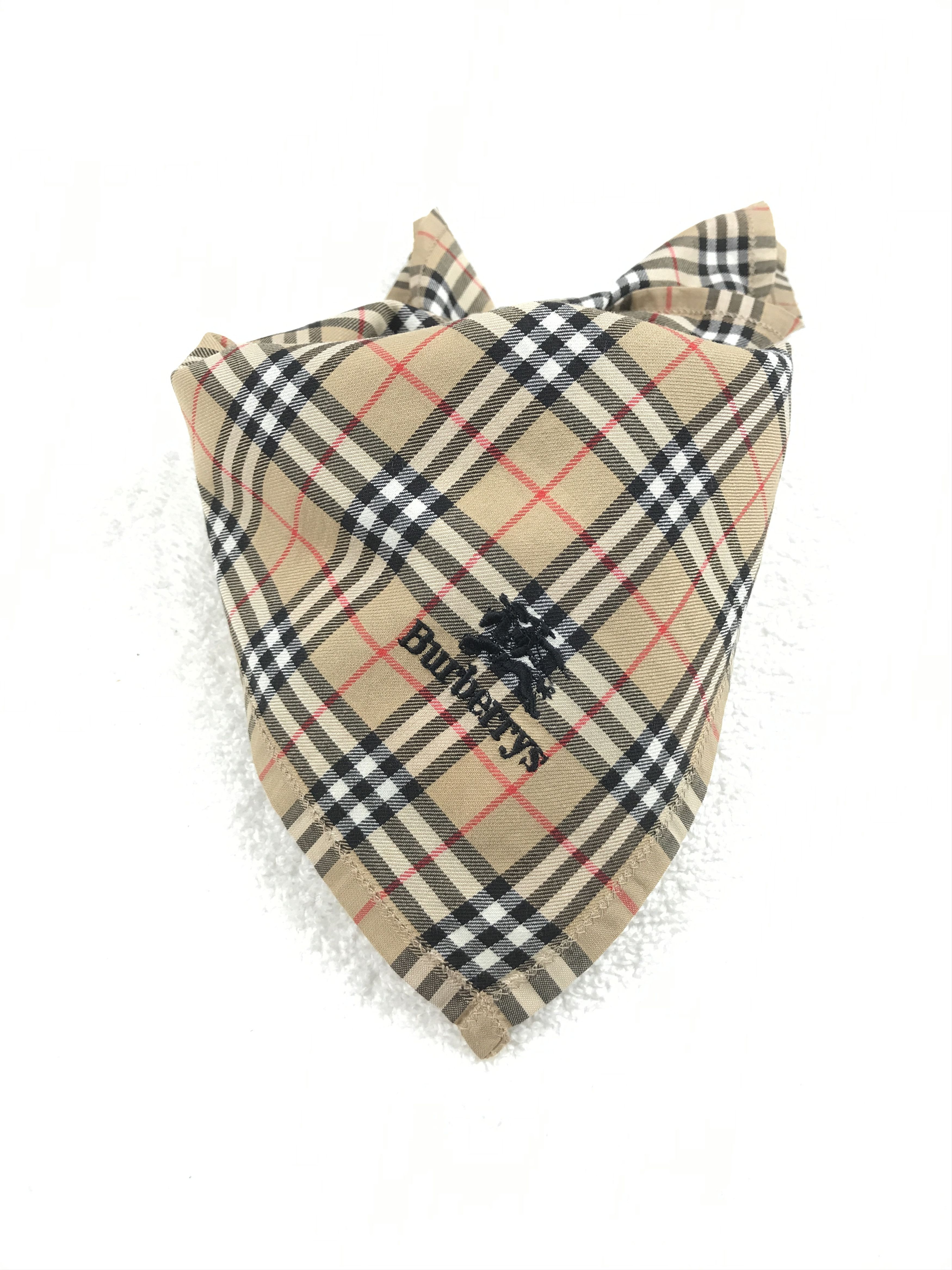 Burberry × Vintage Vintage Burberry Nova Check Bandana Neckerchief Handkerchief Size ONE SIZE - 3 Thumbnail