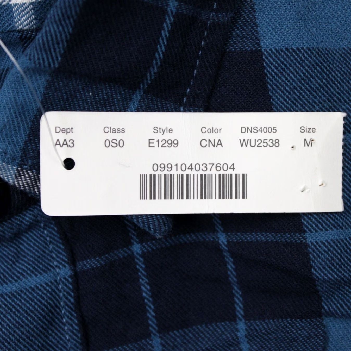 J.Crew J.CREW Shirt Mens Medium Blue Plaid Flannel 100% Cotton Long Sleeve Button-Up NWT Size US M / EU 48-50 / 2 - 5 Thumbnail