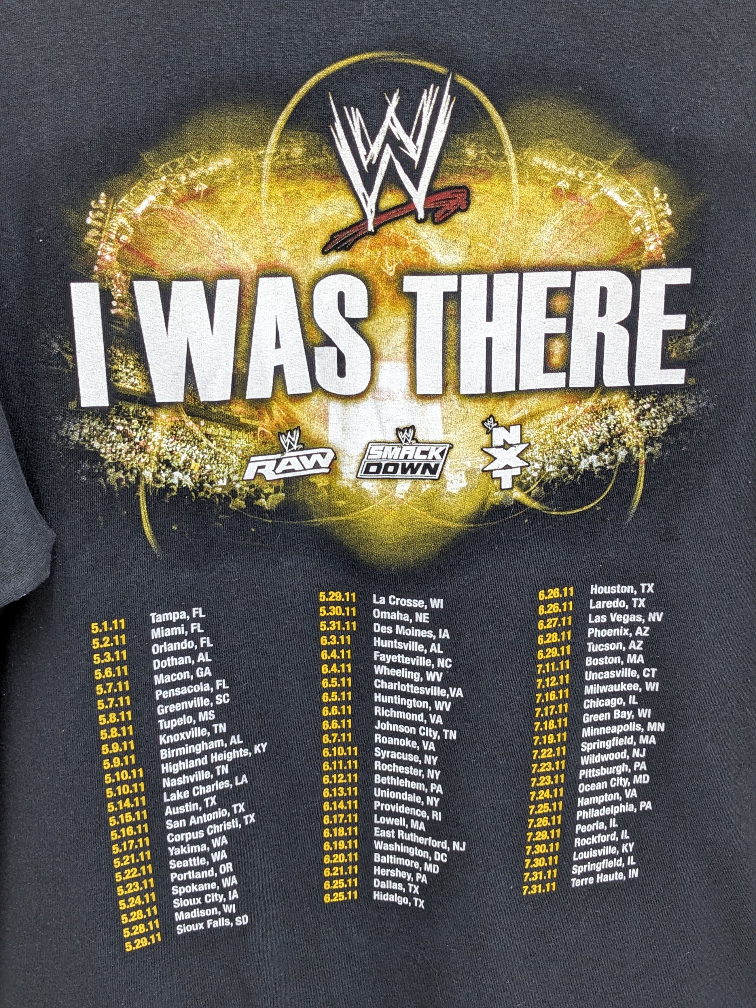 WWE VINTAGE Y2K WWE WRESTLING I WAS THERE TEE Size US XL / EU 56 / 4 - 4 Thumbnail