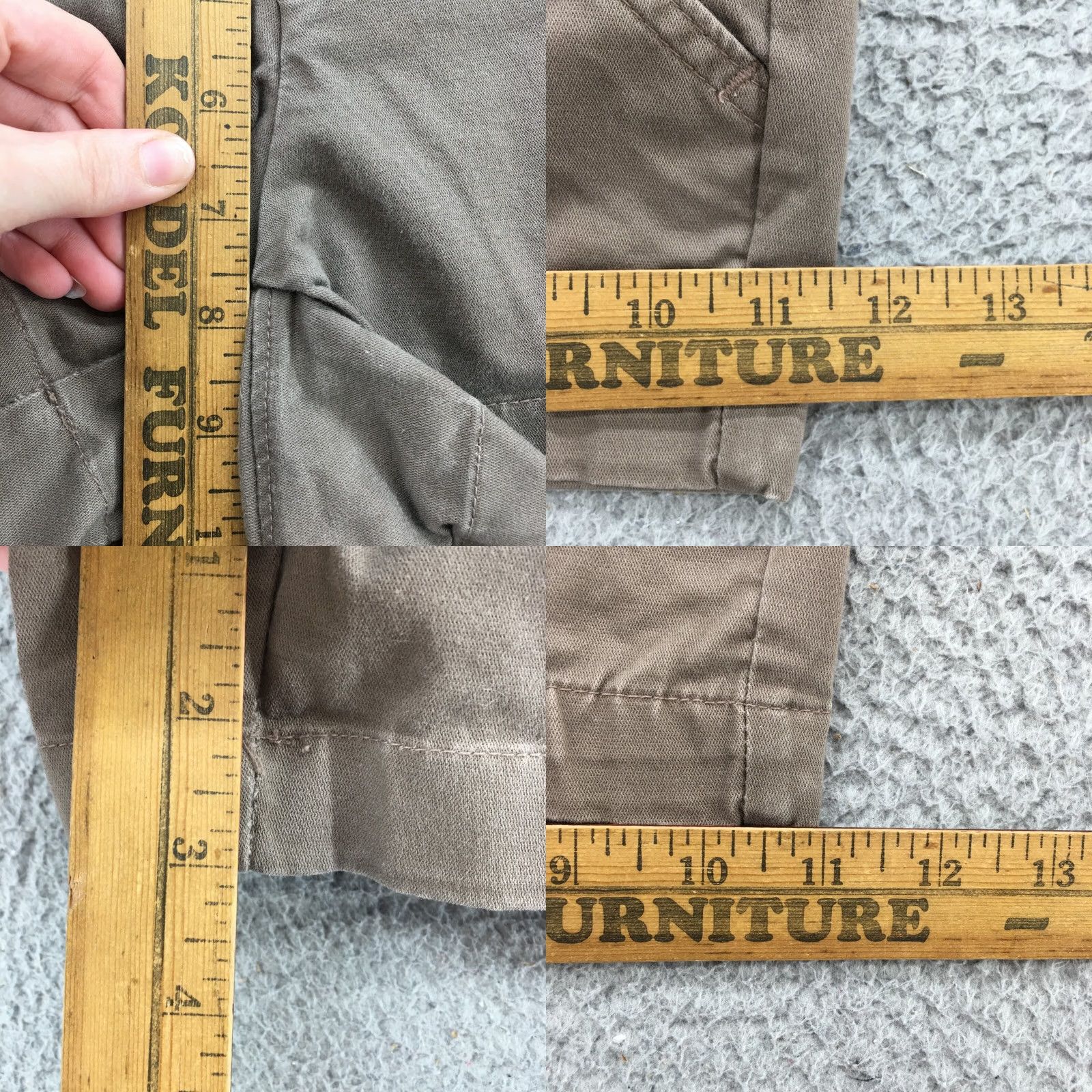 Banana Republic Banana Republic Utility Shorts Womens 0P Brown Cotton Blend Zip Casual Pockets Modern Rise 6.5-8.5in Inseam 3in Petite Boys/Girls Mens Womens Size 25" / US 0 / IT 36 - 8 Thumbnail