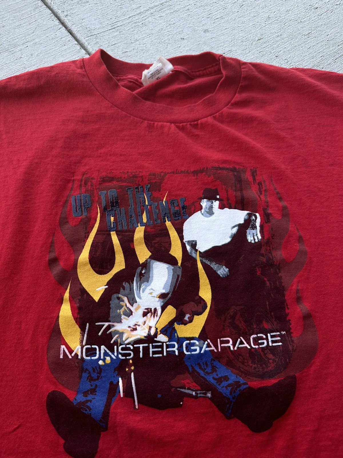 Band Tees × Vintage × West Coast Choppers Vintage Jesse James Monster Garage TV Show Promo T-Shirt Size US XL / EU 56 / 4 - 1 Thumbnail