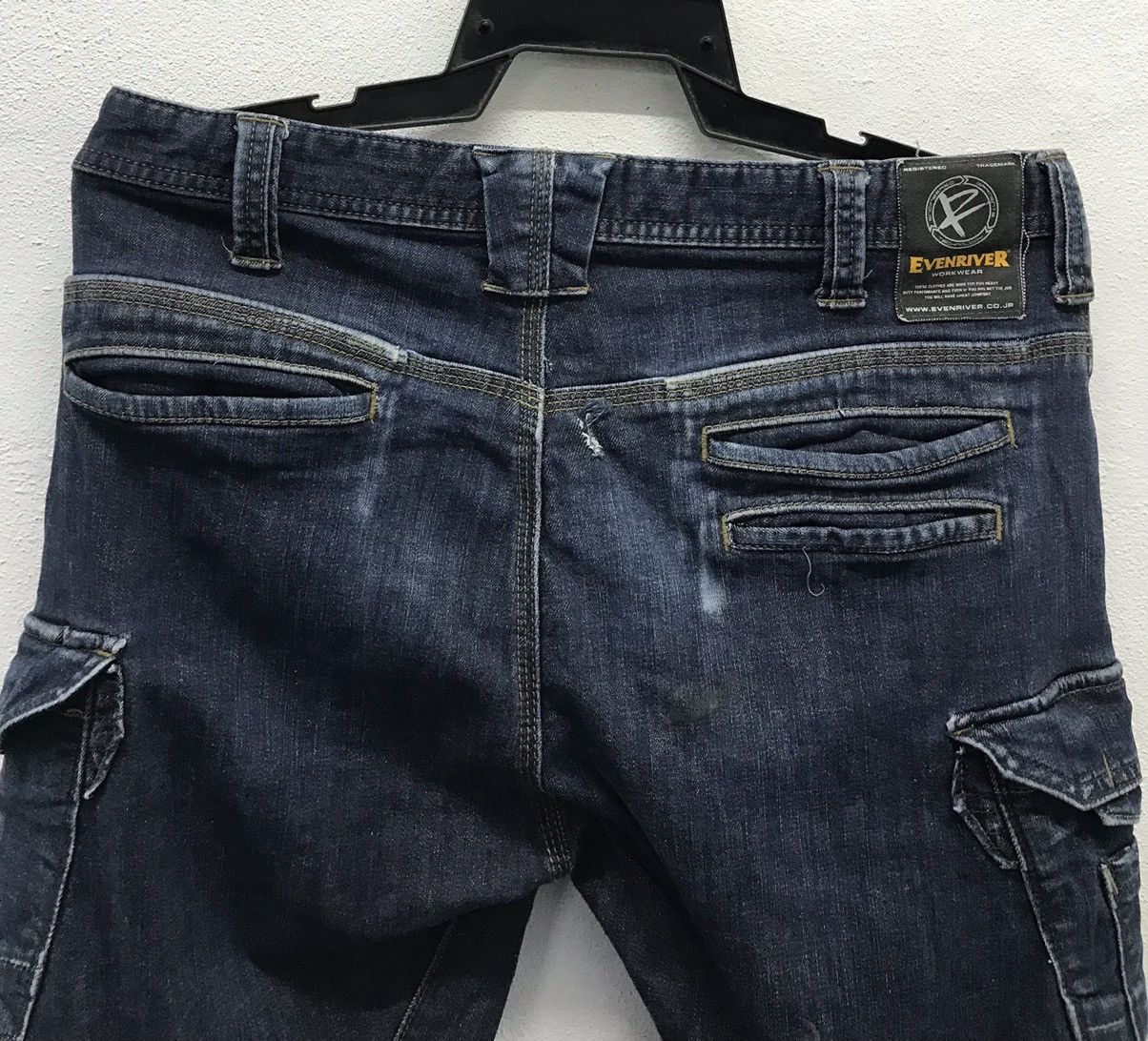Japanese Brand × Vintage Vintage Even River WORKWEAR Denim Pants Size US 33 - 4 Thumbnail