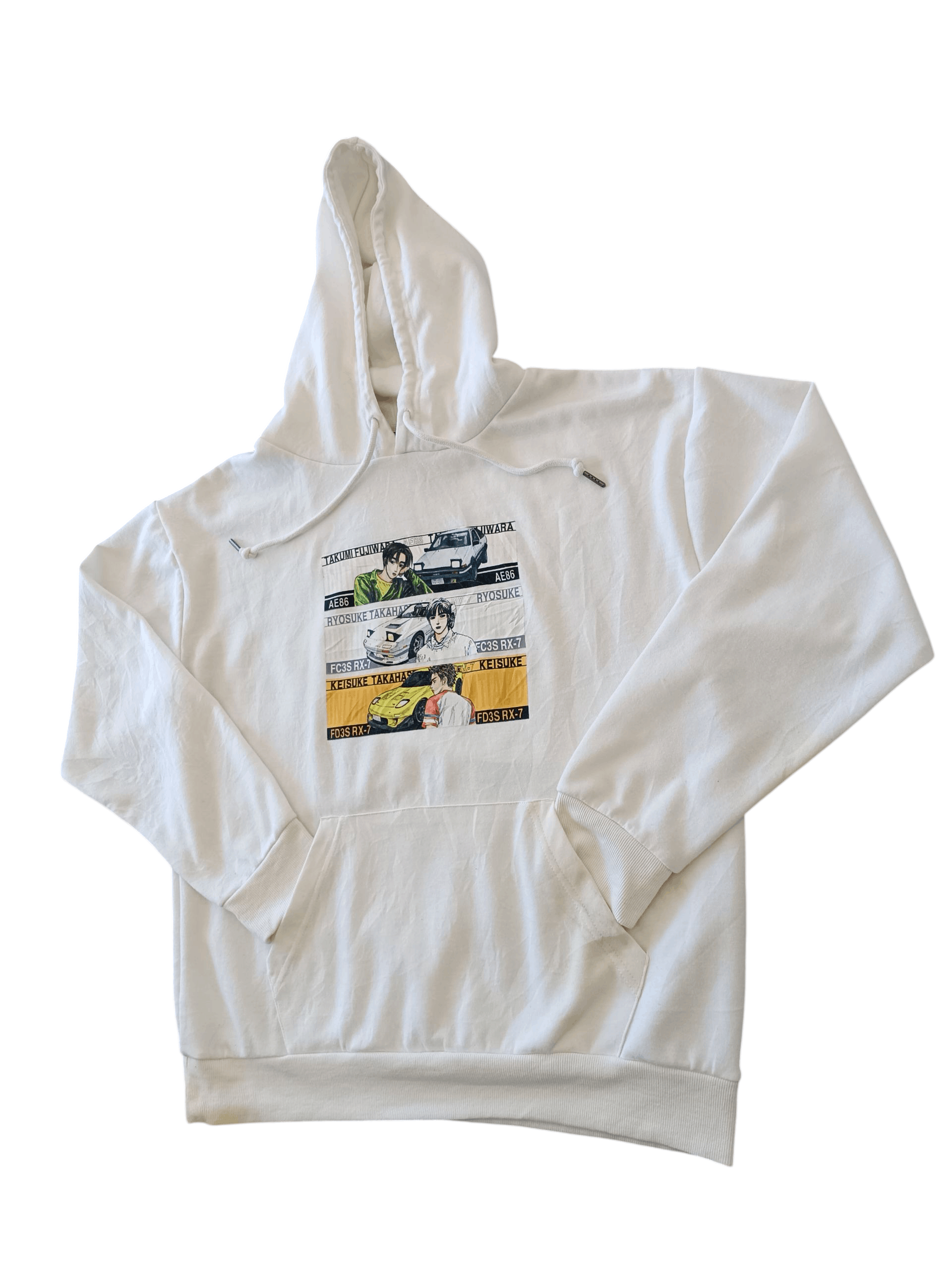 Anime Vintage initial D Cartoon Anime Japan Hoodie Size US L / EU 52-54 / 3 - 2 Thumbnail