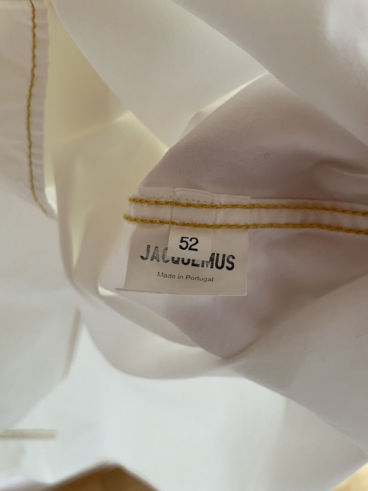 Jacquemus Jacquemus White button up shirt Size US L / EU 52-54 / 3 - 3 Thumbnail