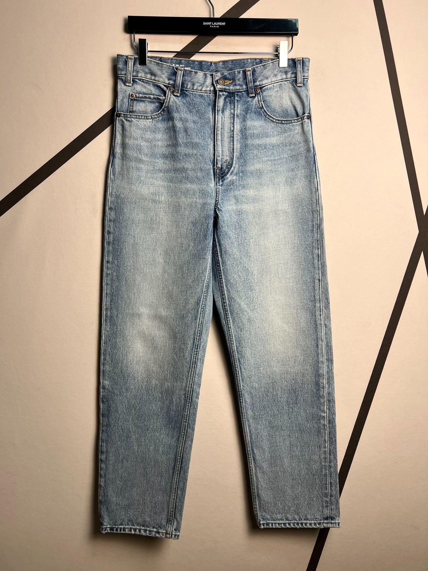 Celine Celine Light Blue Straight Carrot Jeans Size 30" / US 8 / IT 44 - 1 Thumbnail