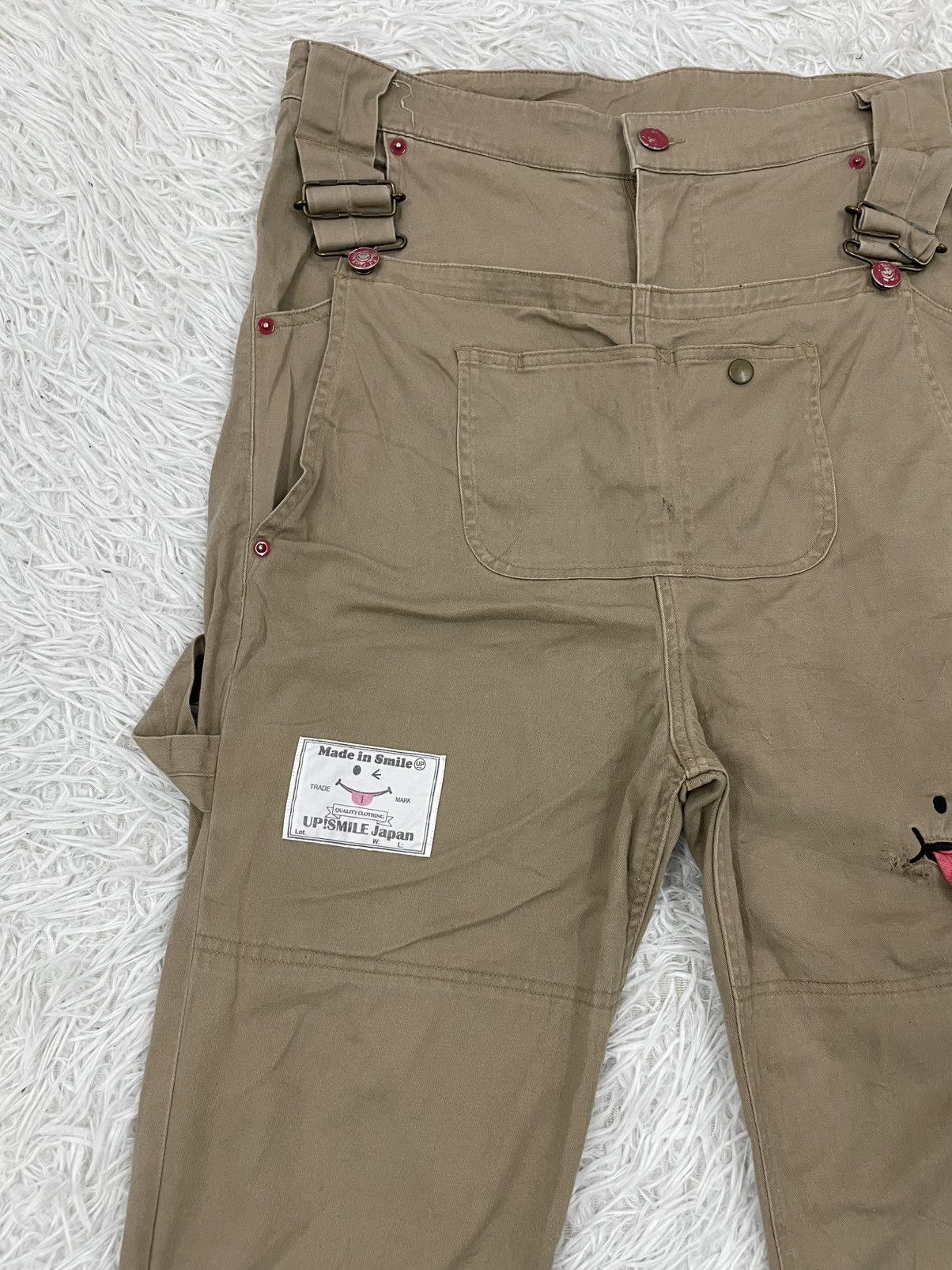 Japanese Brand Up Smile Carpenter Technical Style Pants Size US 34 / EU 50 - 5 Thumbnail