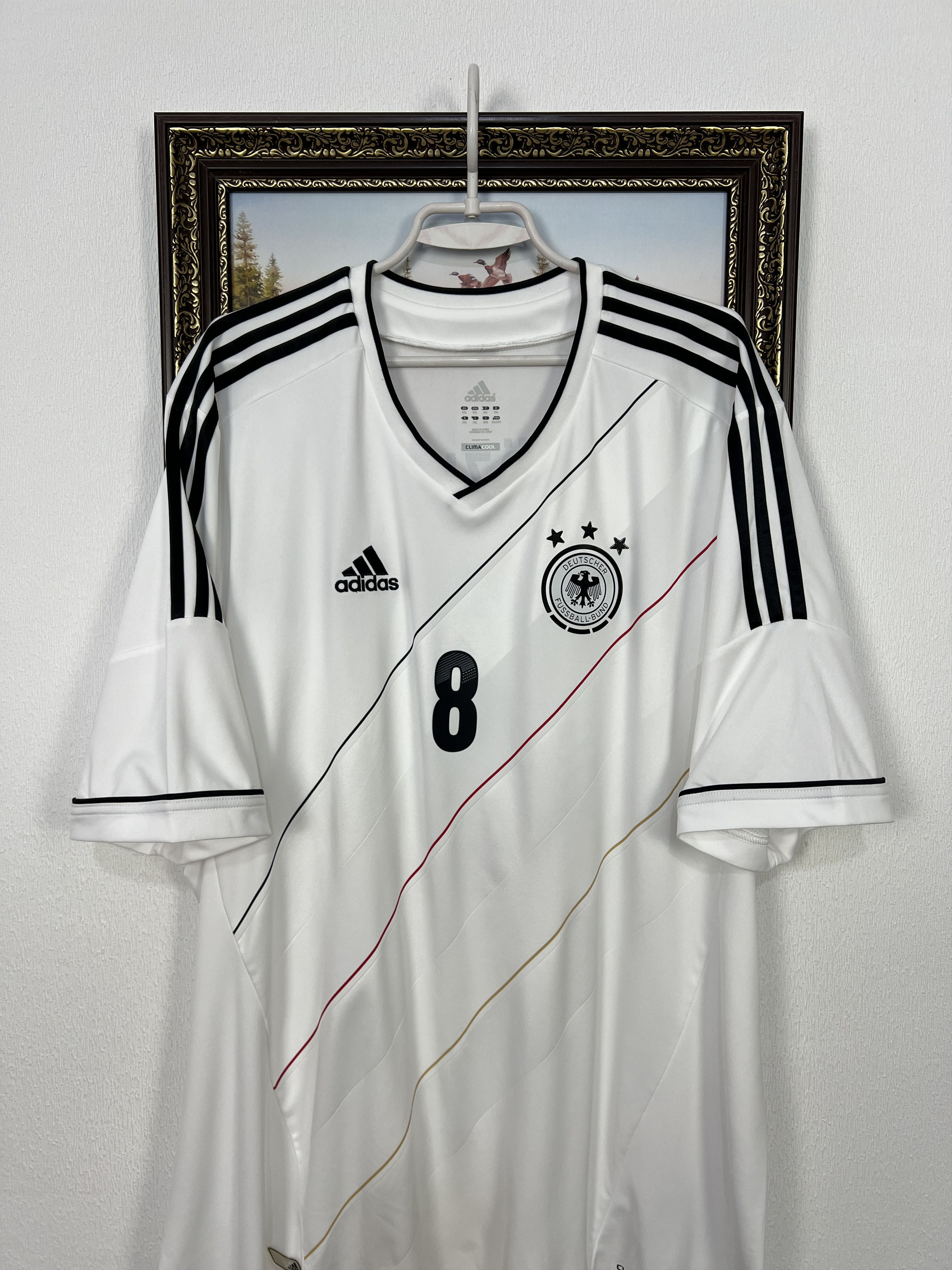 Adidas Germany Home football shirt 2012 Soccer #8 Ozil Adidas 3XL Size US XXL / EU 58 / 5 - 5 Thumbnail