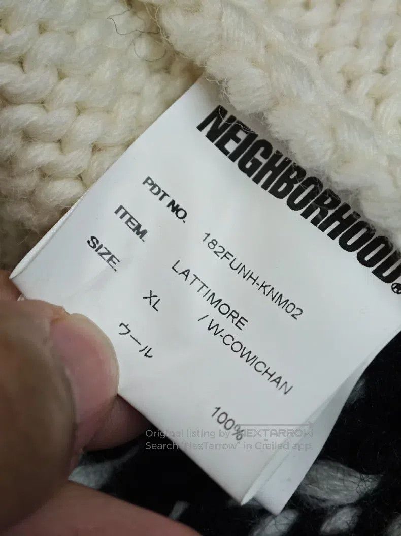 Neighborhood Neighborhood Eagle Heavyweight Wool Knit Sweater Size US XL / EU 56 / 4 - 7 Thumbnail