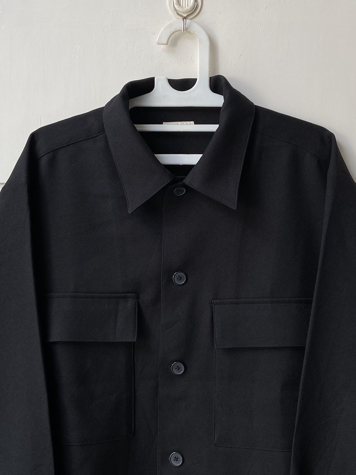 GU GU Black Boxy Oversize Black Outer Shirt Size US L / EU 52-54 / 3 - 3 Thumbnail