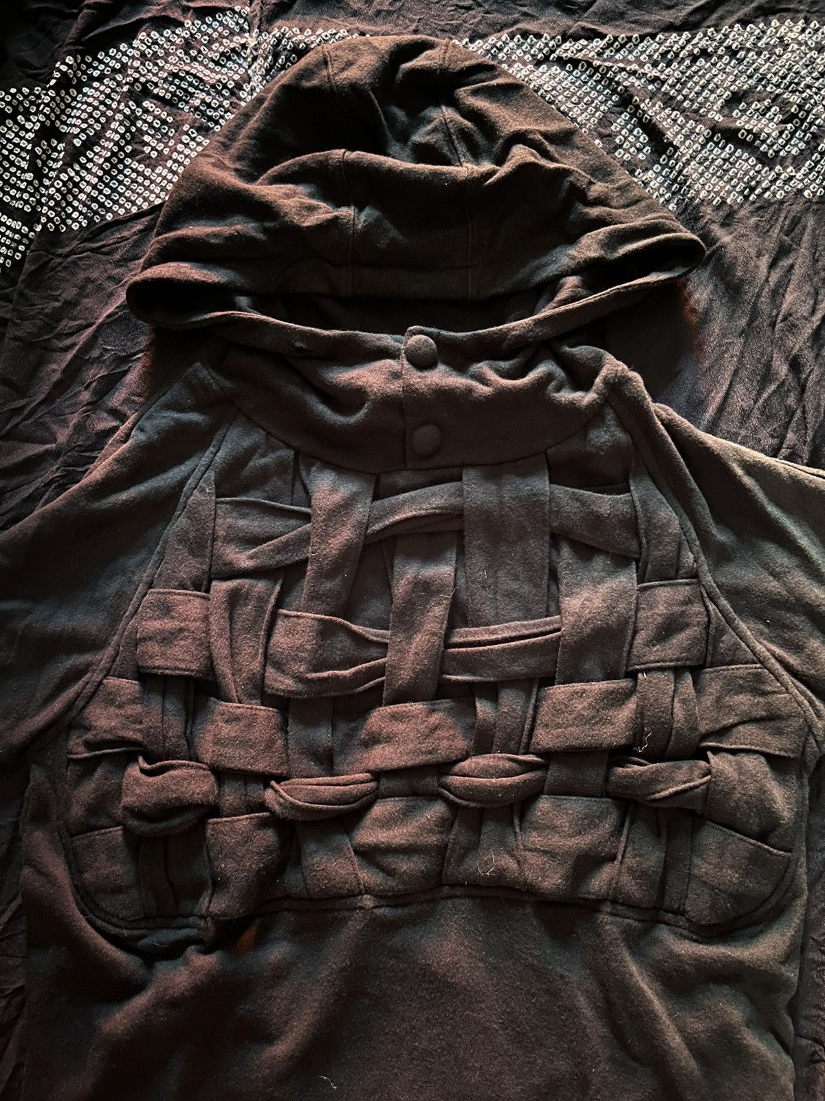 Le Grande Bleu (L.G.B.) 2000s Aden quilted hoodie Size US M / EU 48-50 / 2 - 2 Thumbnail