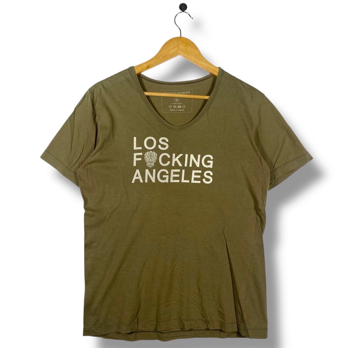 Japanese Brand Japanese Brand 291295=HOMME Los Fucking Angeles Tee Shirt Size ONE SIZE - 1 Thumbnail